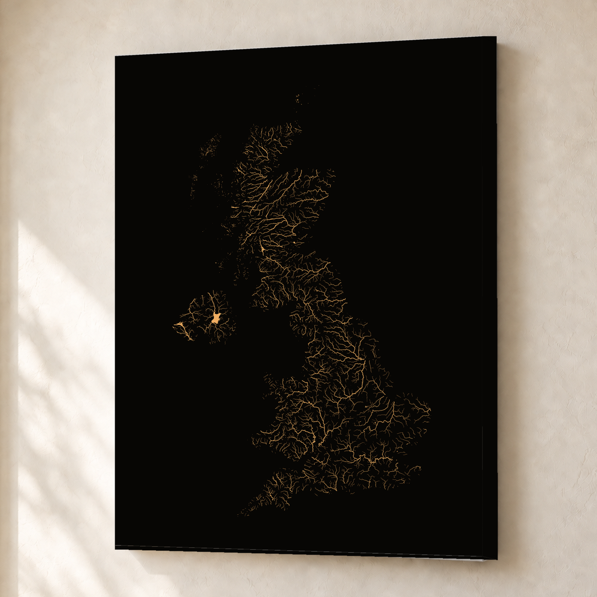 Beautiful Rivers — Reino Unido — Cobre, Canvas · 30 × 40 cm, Sem margem