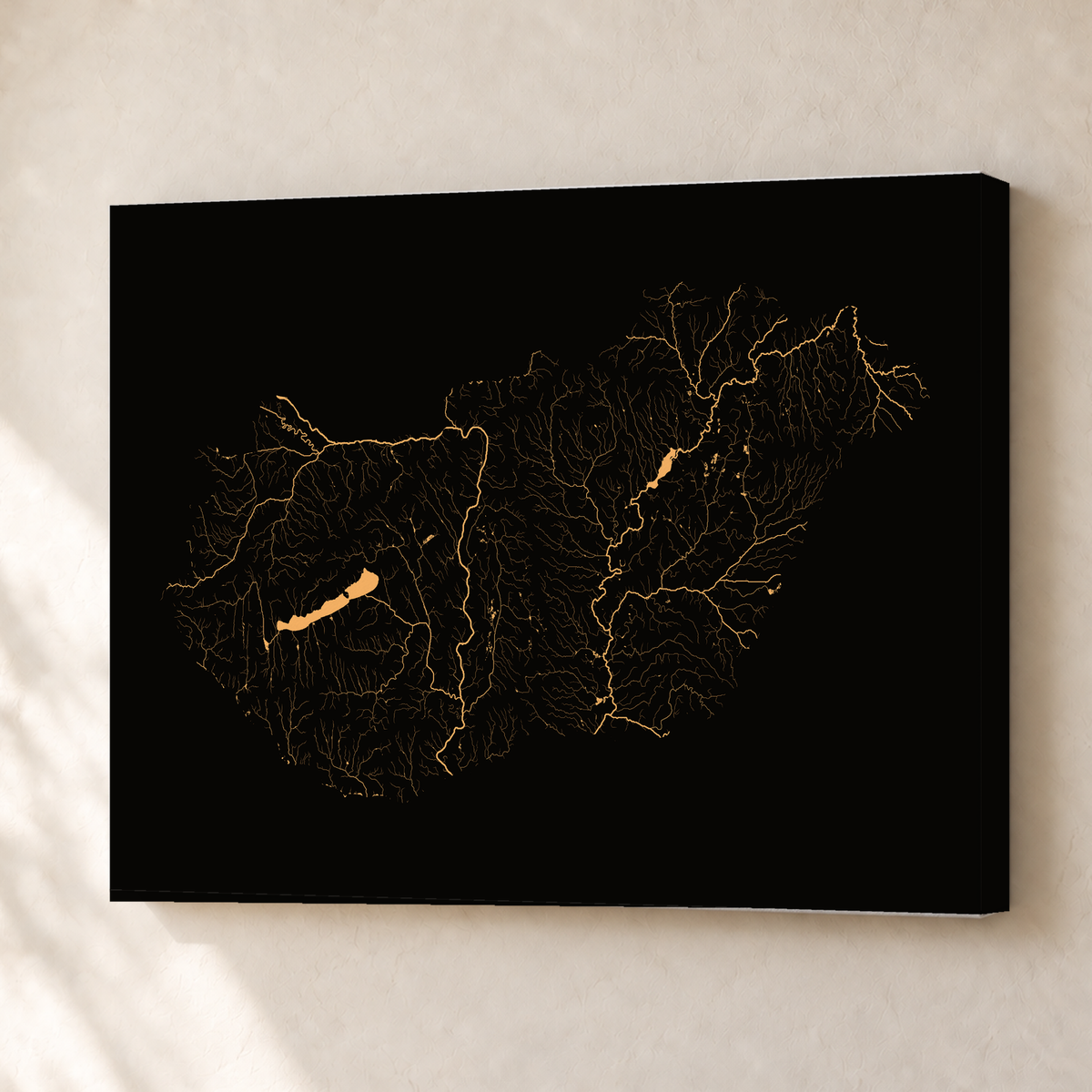 Beautiful Rivers — Hungria — Cobre, Canvas · 30 × 40 cm, Sem margem