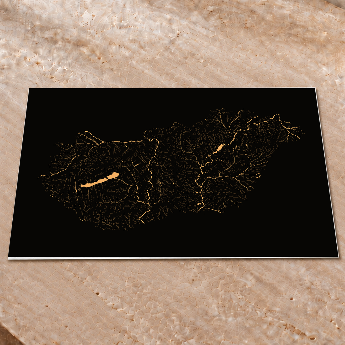 Beautiful Rivers — Hungria — Cobre, Impressão fine art · 60 × 80 cm, Sem margem