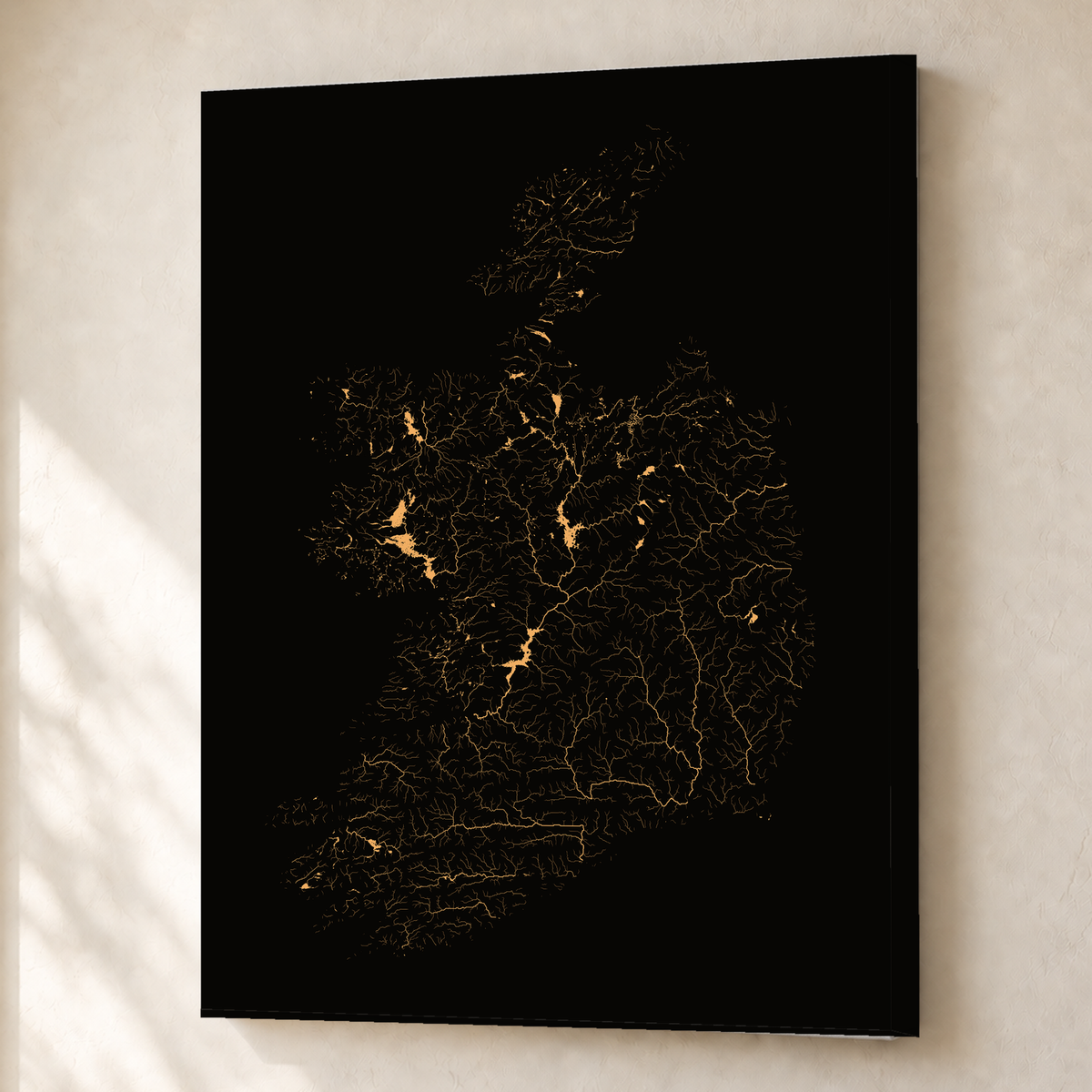 Beautiful Rivers — República da Irlanda — Cobre, Canvas · 45 × 60 cm, Sem margem