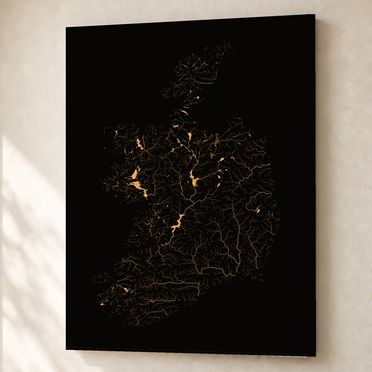 Beautiful Rivers — República da Irlanda — Cobre, Canvas · 60 × 80 cm, Sem margem