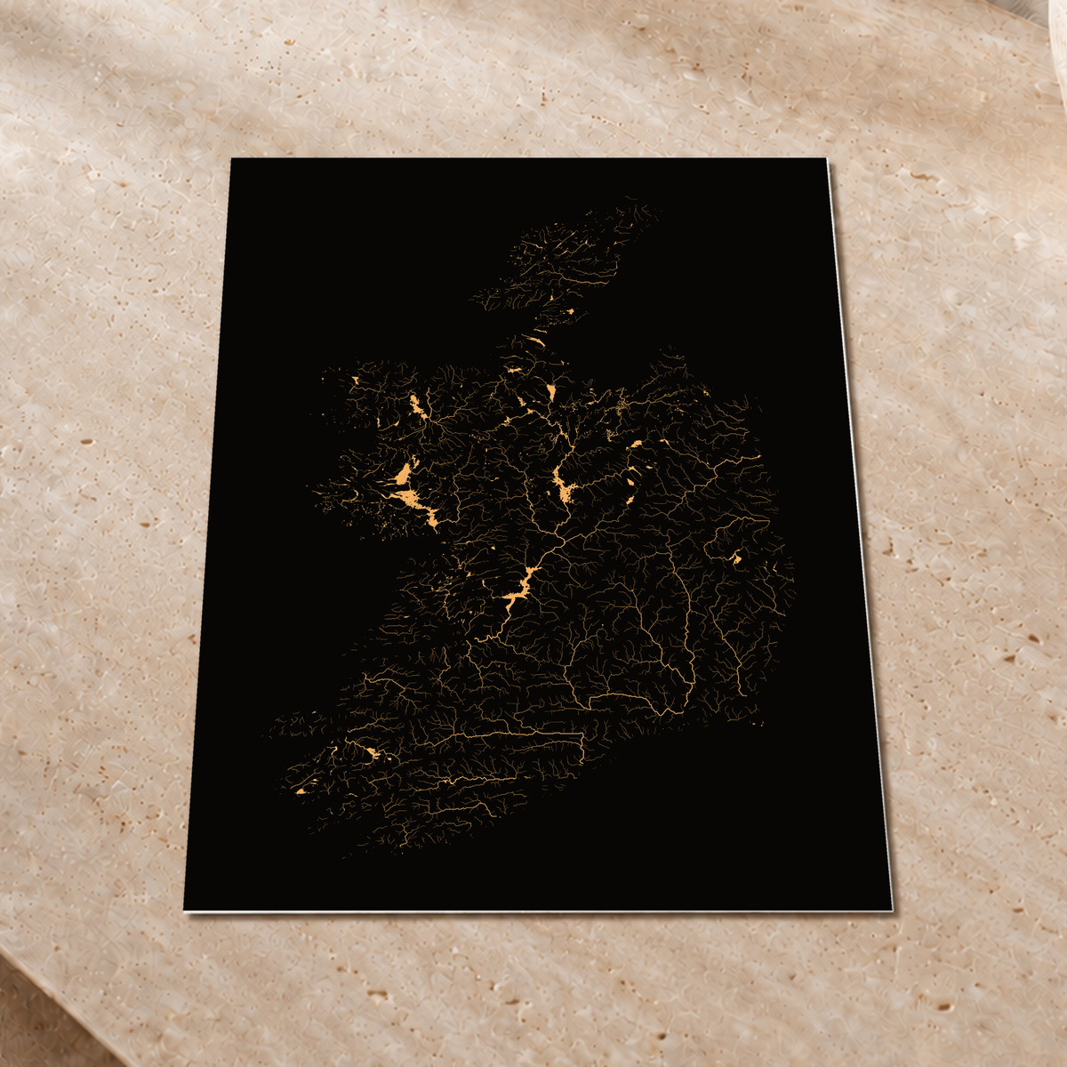 Beautiful Rivers — República da Irlanda — Cobre, Impressão fine art · 45 × 60 cm, Sem margem