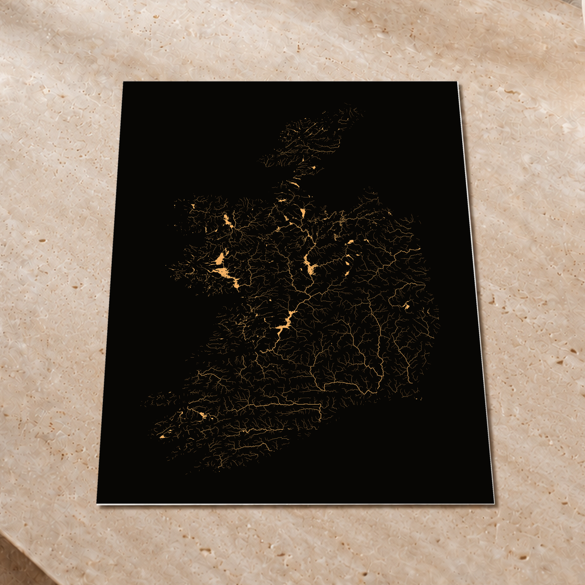 Beautiful Rivers — República da Irlanda — Cobre, Impressão fine art · 60 × 80 cm, Sem margem