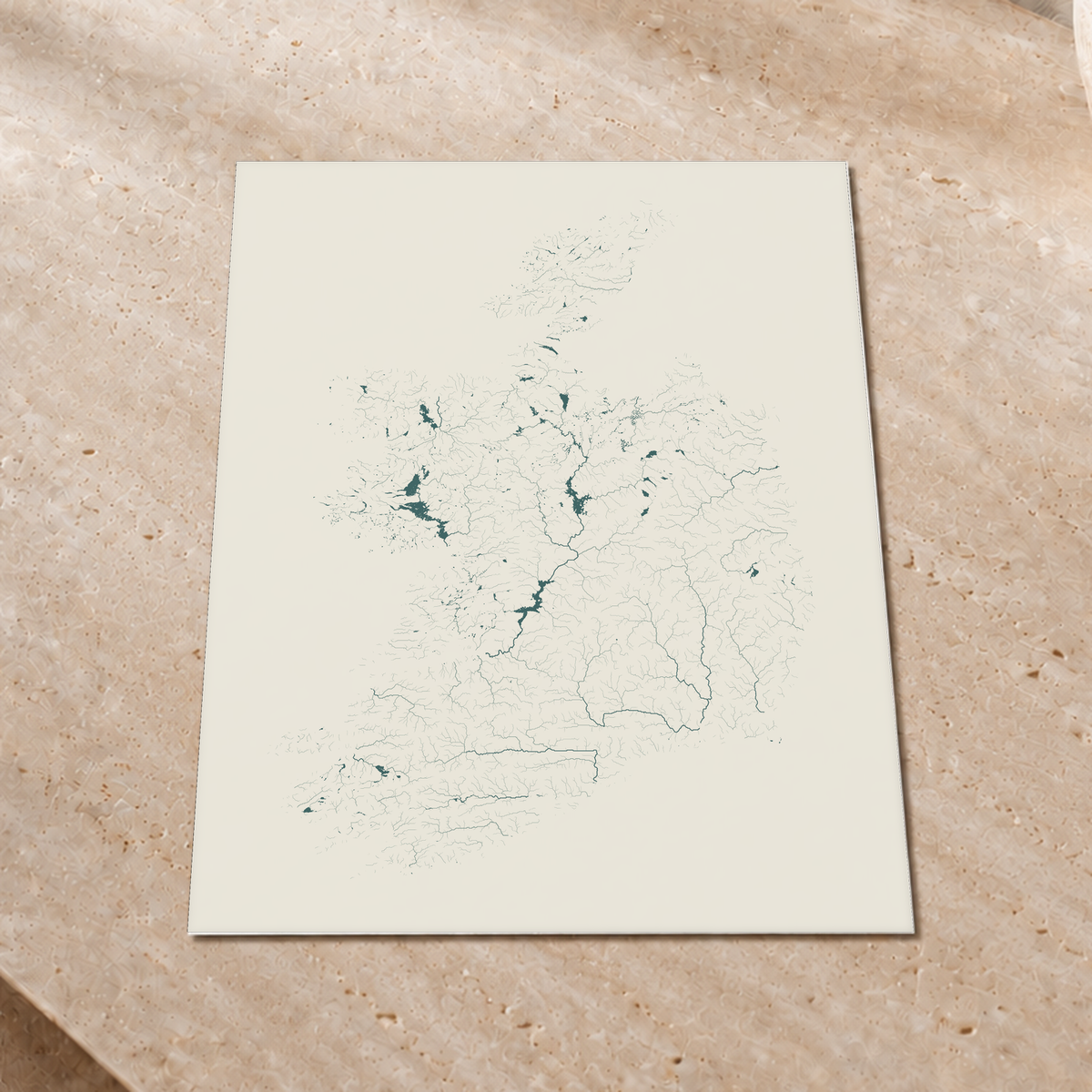 Beautiful Rivers — República da Irlanda — Natural e luminosa, Impressão fine art · 45 × 60 cm, Sem margem