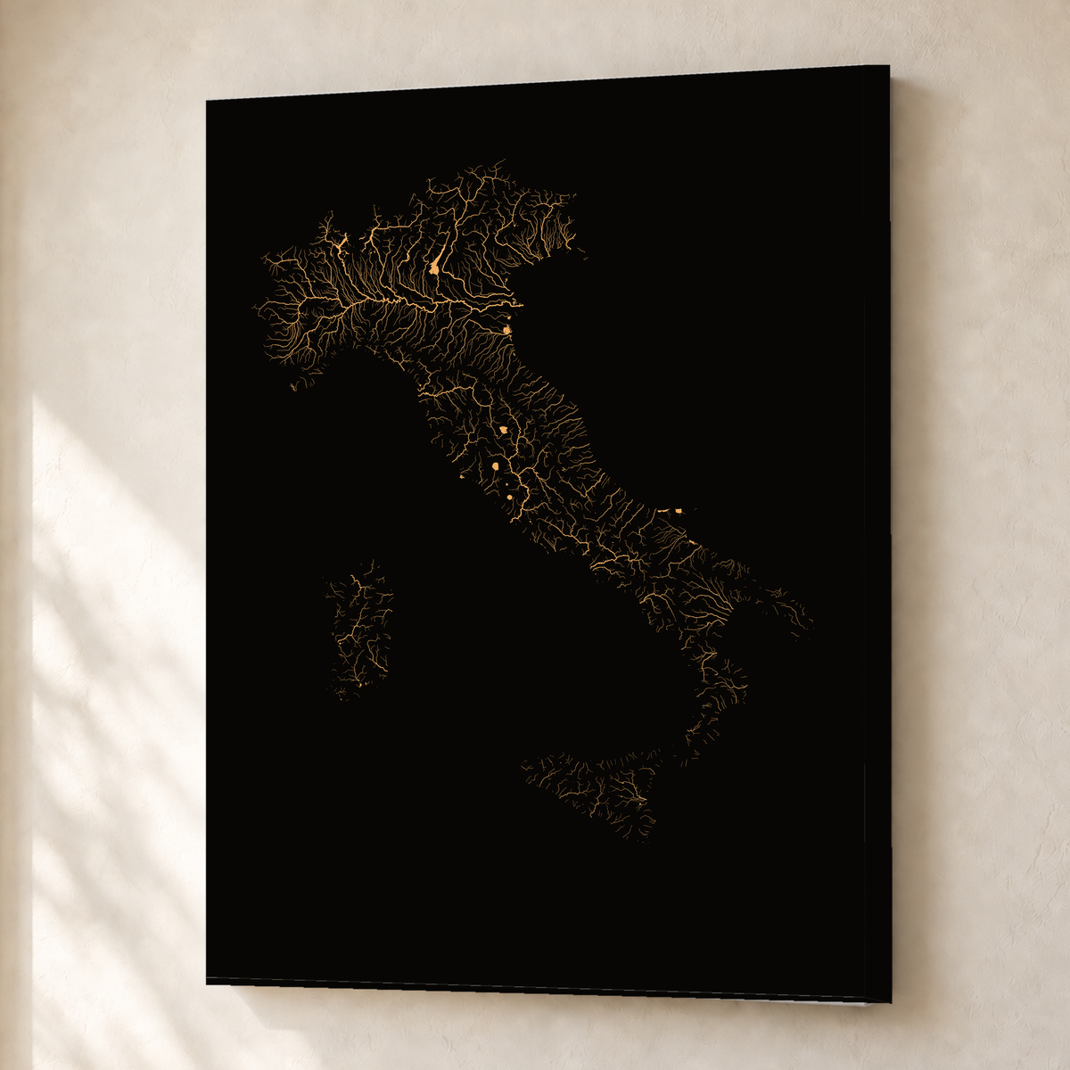 Beautiful Rivers — Itália — Cobre, Canvas · 30 × 40 cm, Sem margem