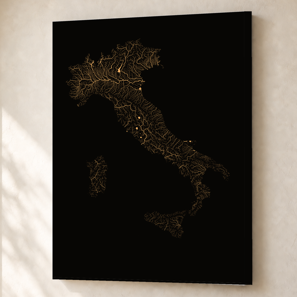 Beautiful Rivers — Itália — Cobre, Canvas · 60 × 80 cm, Sem margem