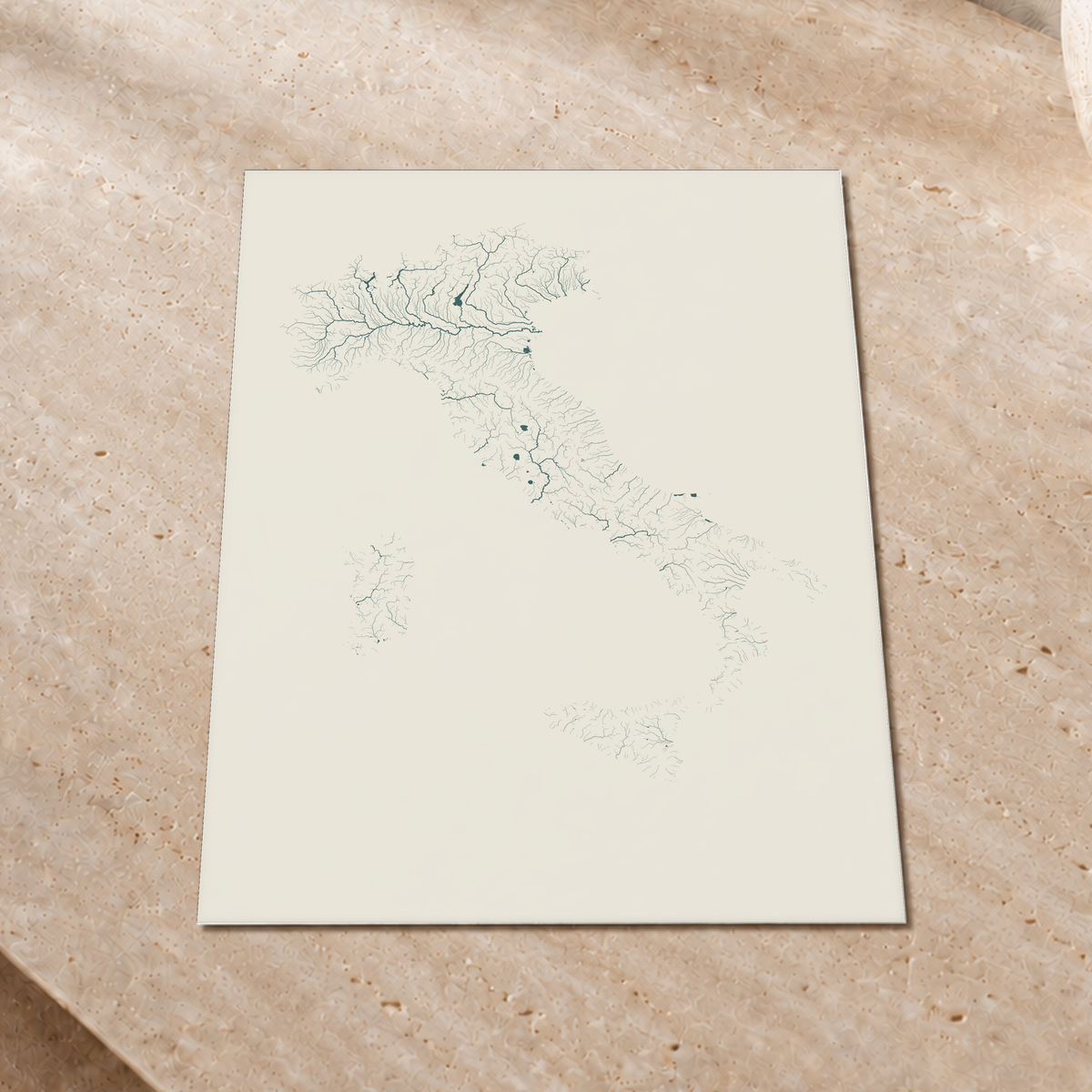 Beautiful Rivers — Itália — Natural e luminosa, Impressão fine art · 30 × 40 cm, Sem margem