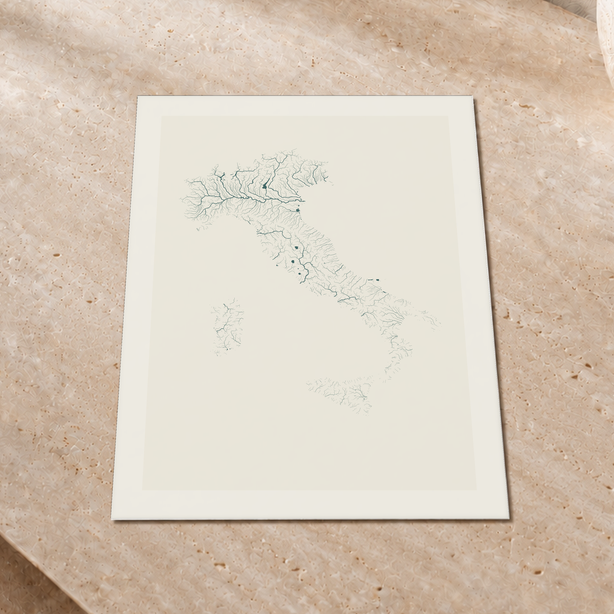 Beautiful Rivers — Itália — Natural e luminosa, Impressão fine art · 30 × 40 cm, Margem branca