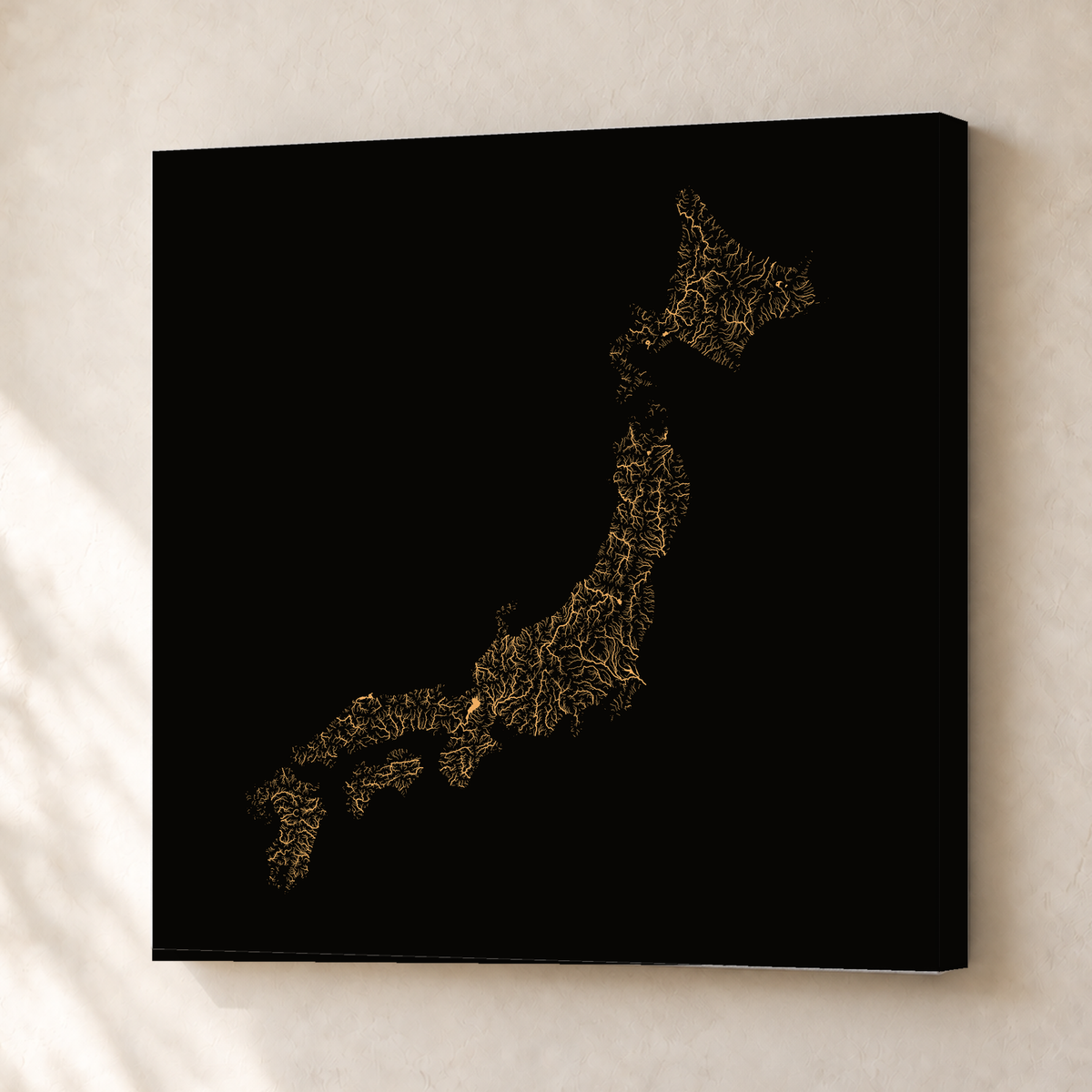 Beautiful Rivers — Japão — Cobre, Canvas · 50 × 50 cm, Sem margem