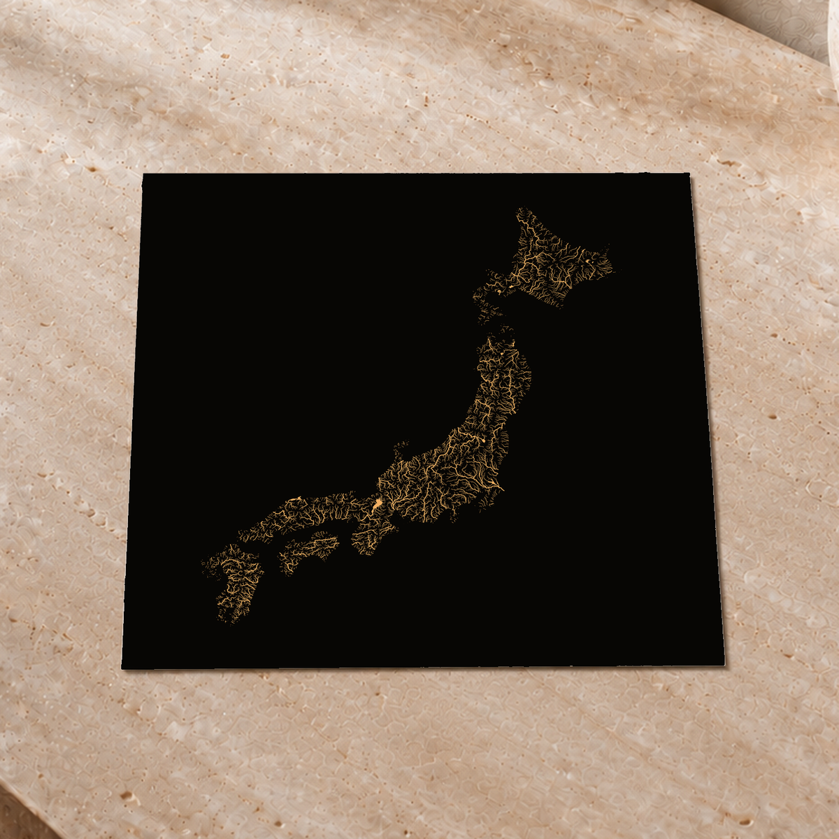 Beautiful Rivers — Japão — Cobre, Impressão fine art · 30 × 30 cm, Sem margem