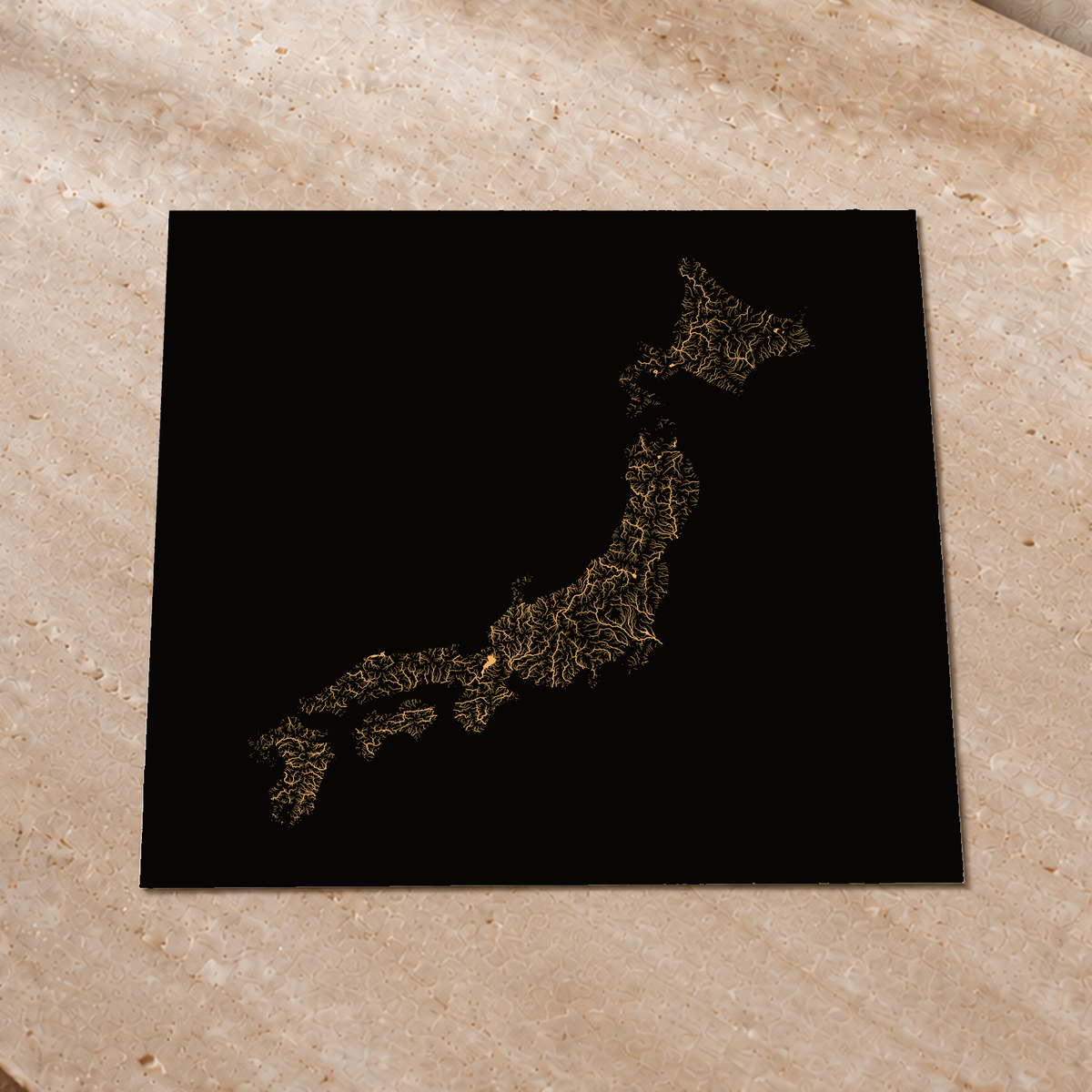 Beautiful Rivers — Japão — Cobre, Impressão fine art · 76 × 76 cm, Sem margem