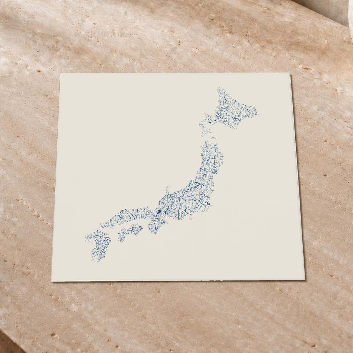 Beautiful Rivers — Japão — Risografia, Impressão fine art · 30 × 30 cm, Sem margem
