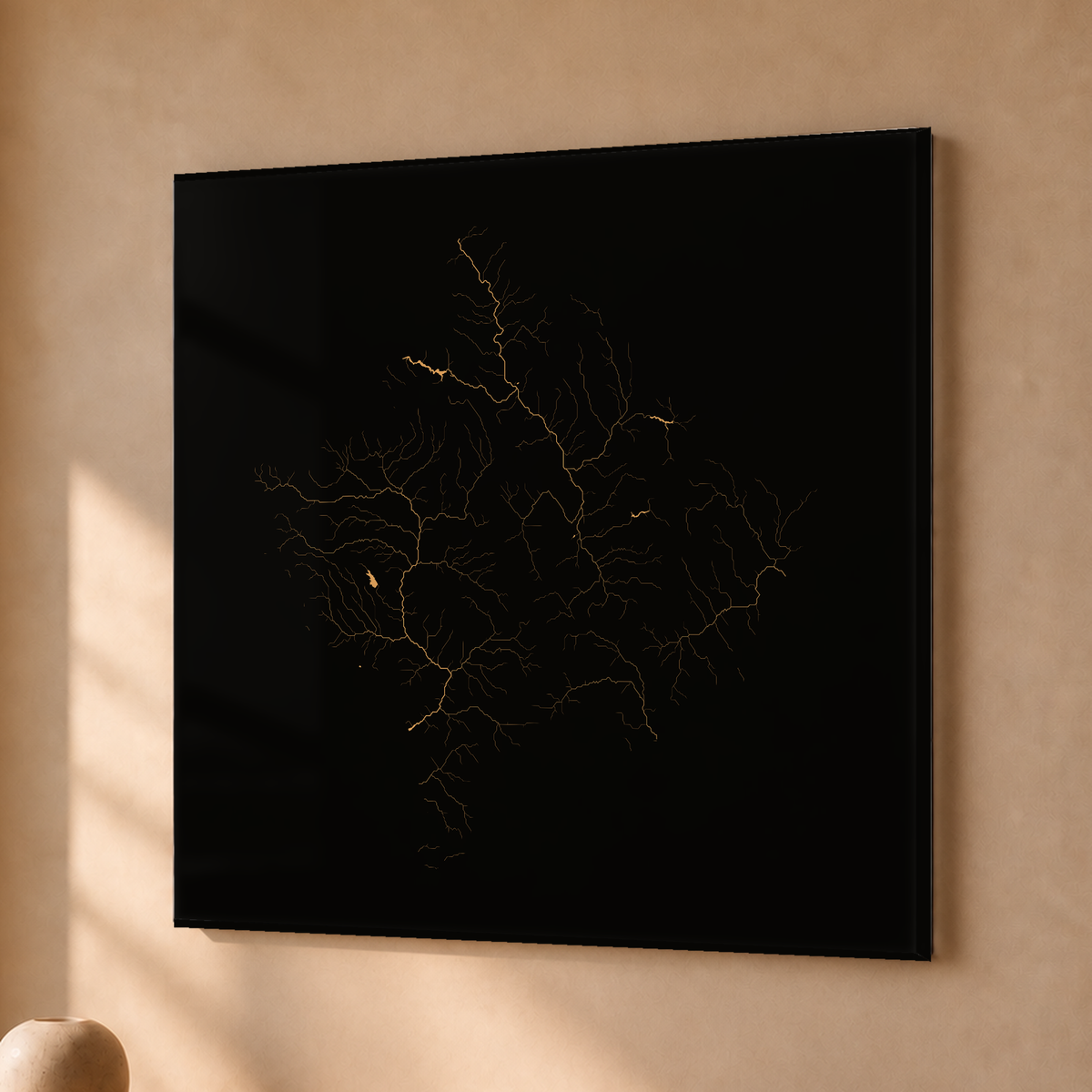 Beautiful Rivers — Kosovo — Cobre, Acrílico · 76 × 76 cm, Sem margem