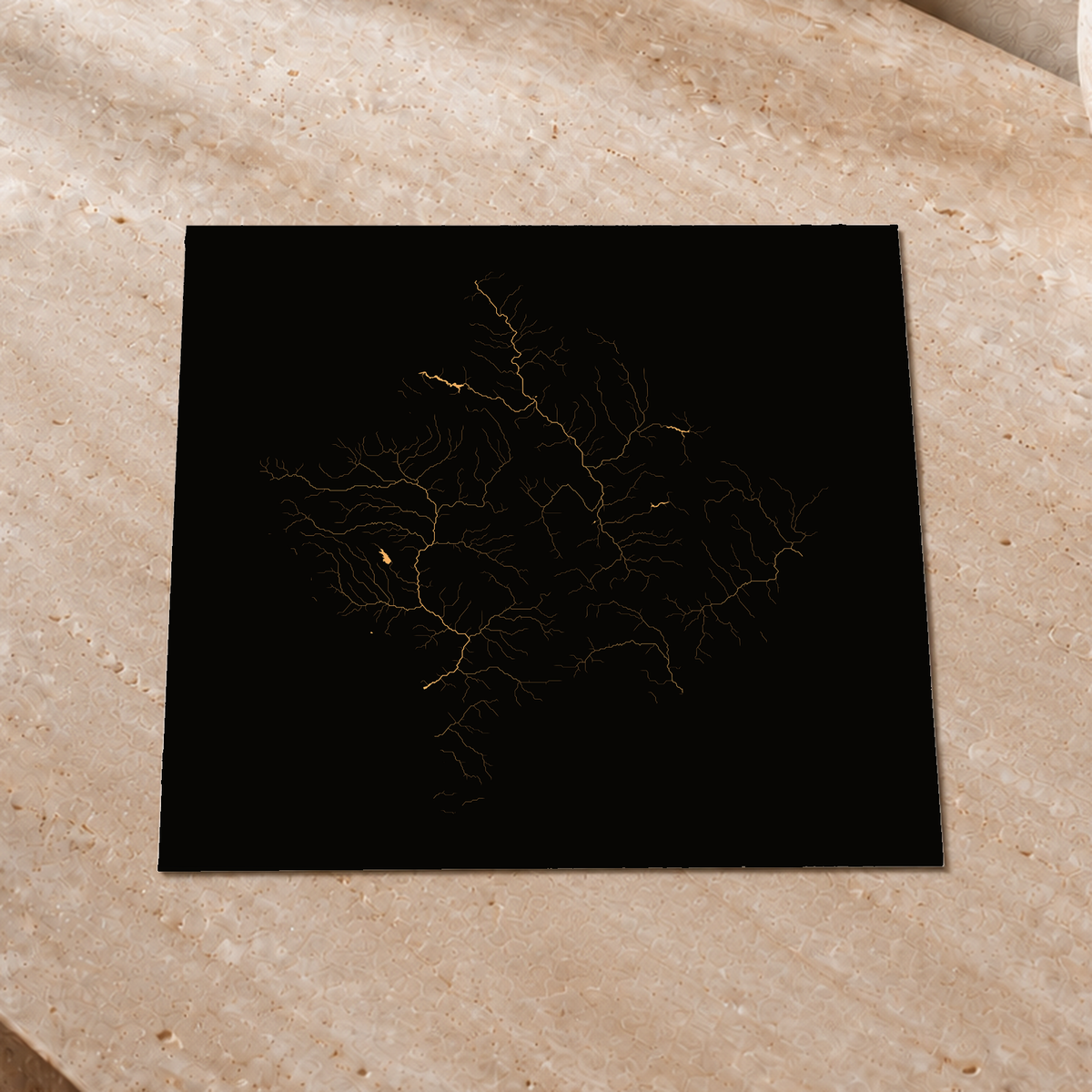Beautiful Rivers — Kosovo — Cobre, Impressão fine art · 30 × 30 cm, Sem margem