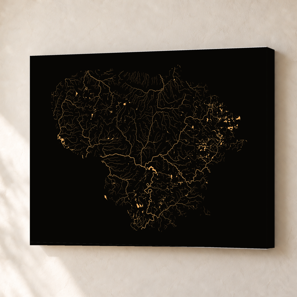 Beautiful Rivers — Lituânia — Cobre, Canvas · 30 × 40 cm, Sem margem