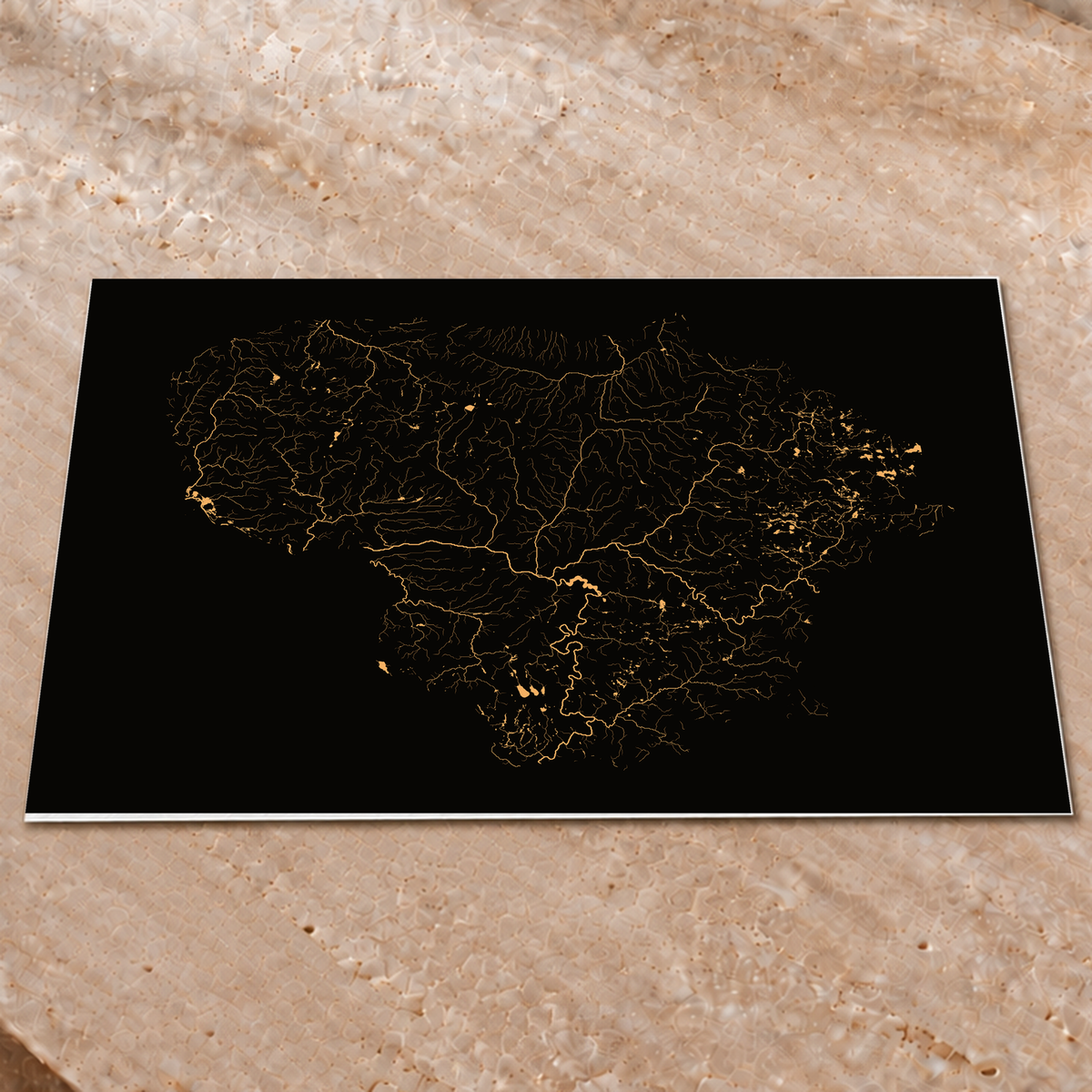 Beautiful Rivers — Lituânia — Cobre, Impressão fine art · 60 × 80 cm, Sem margem