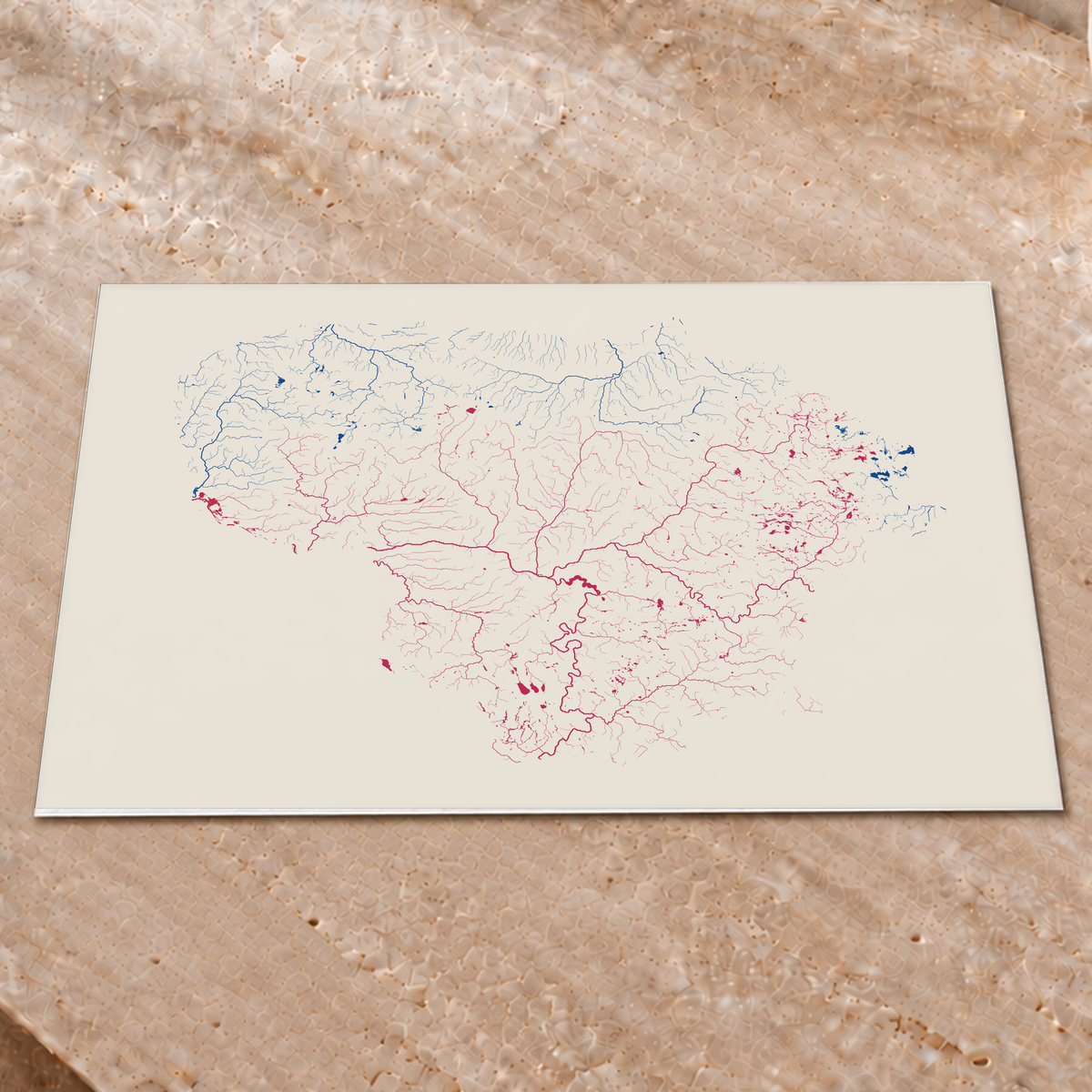 Beautiful Rivers — Lituânia — Risografia, Impressão fine art · 45 × 60 cm, Sem margem