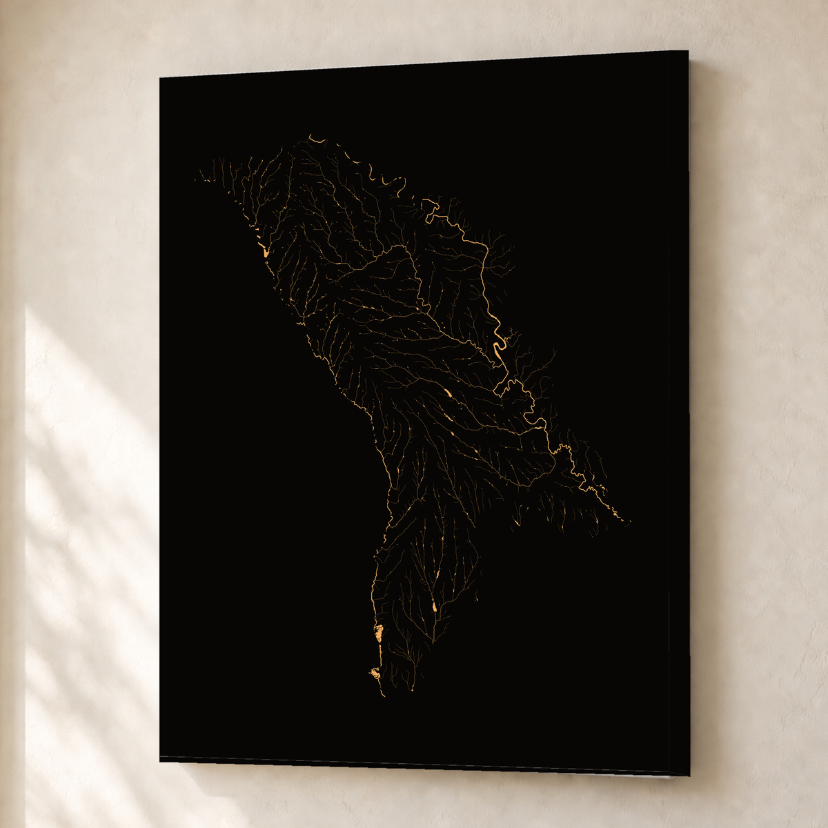 Beautiful Rivers — Moldávia — Cobre, Canvas · 30 × 40 cm, Sem margem