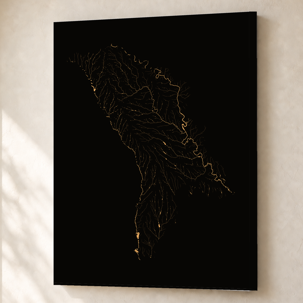 Beautiful Rivers — Moldávia — Cobre, Canvas · 60 × 80 cm, Sem margem