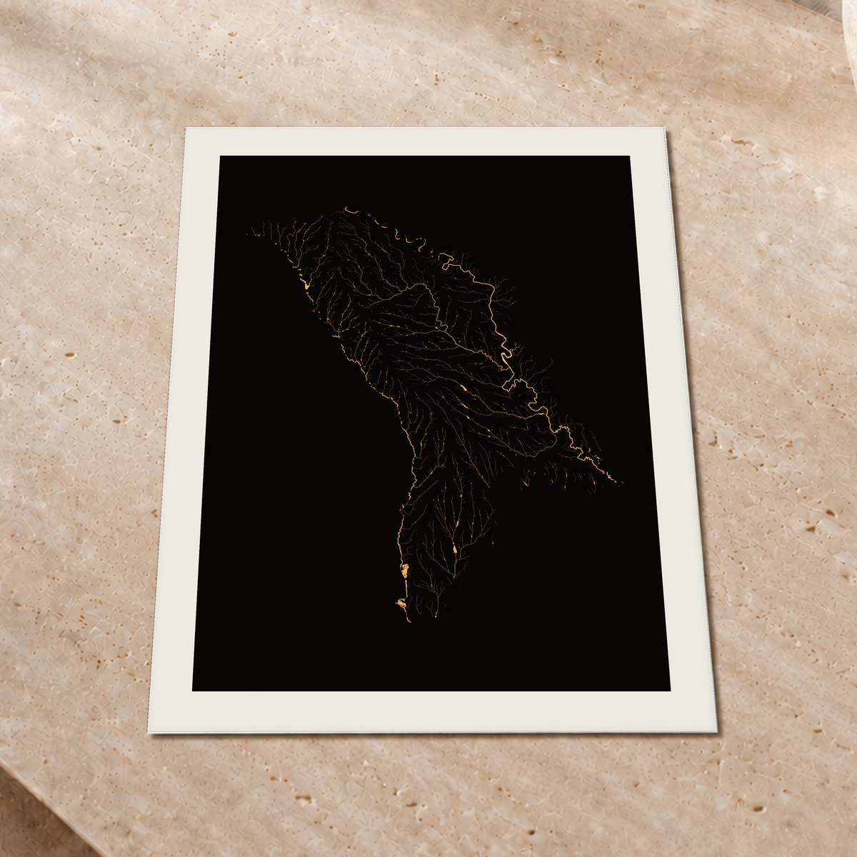 Beautiful Rivers — Moldávia — Cobre, Impressão fine art · 45 × 60 cm, Margem branca