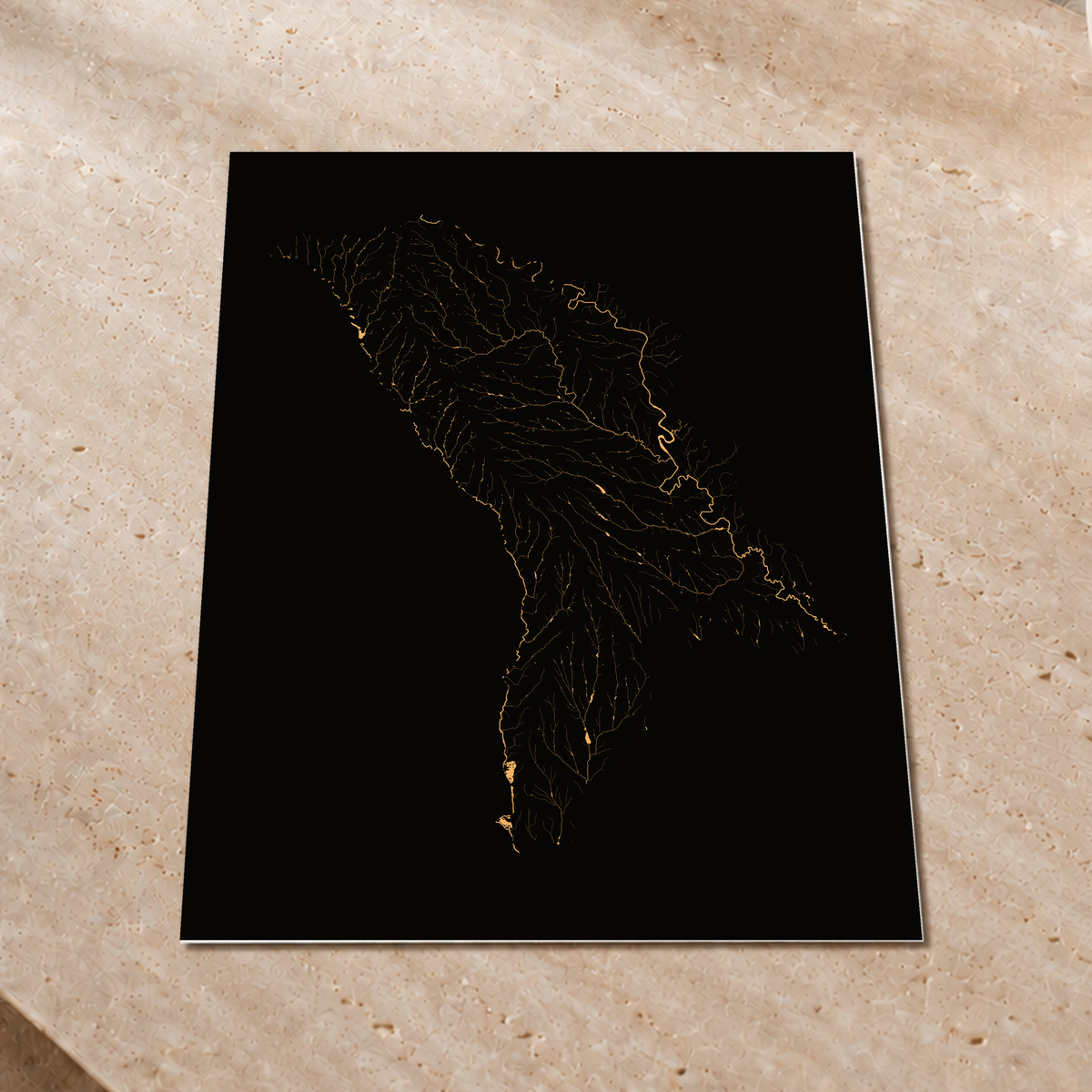 Beautiful Rivers — Moldávia — Cobre, Impressão fine art · 60 × 80 cm, Sem margem