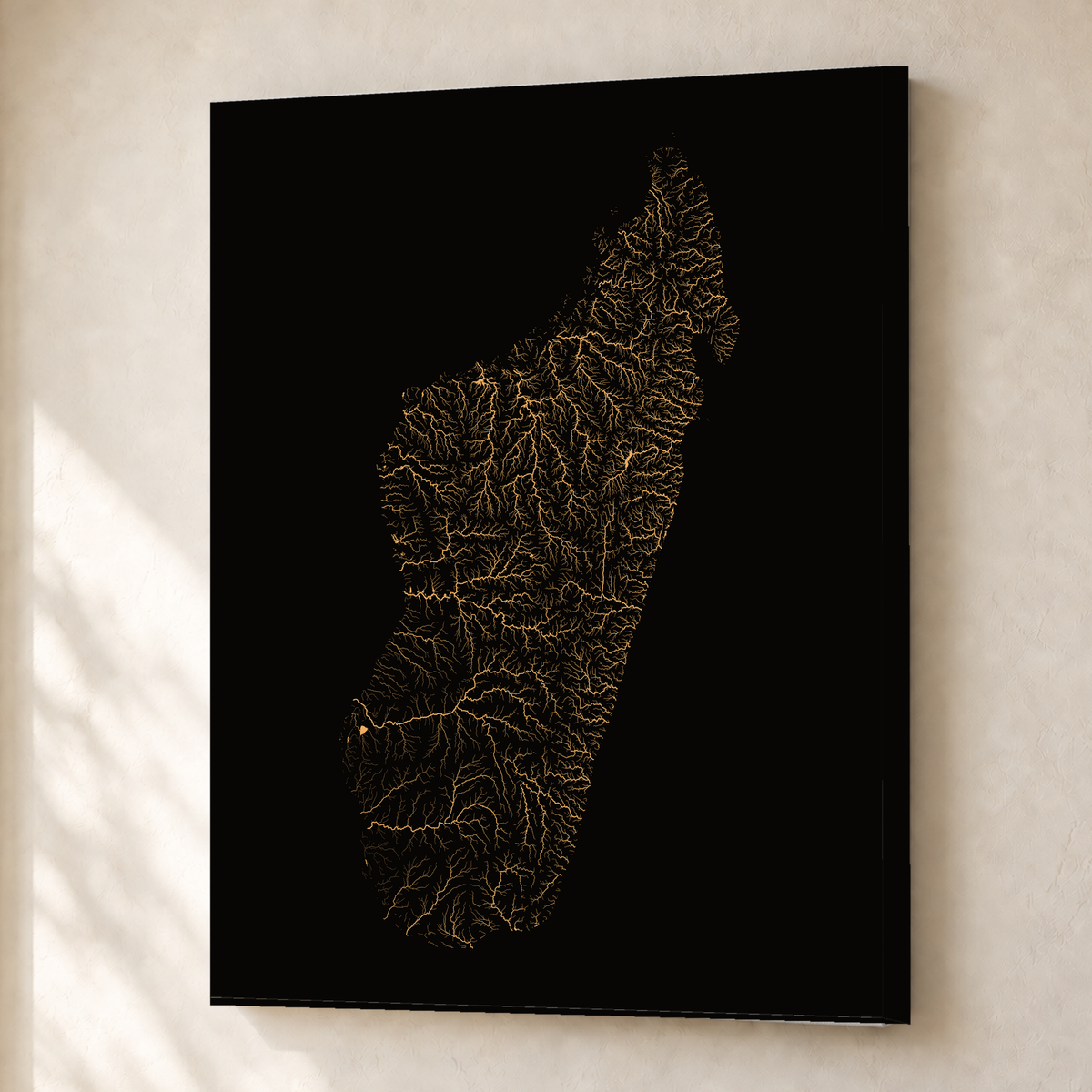 Beautiful Rivers — Madagáscar — Cobre, Canvas · 30 × 40 cm, Sem margem