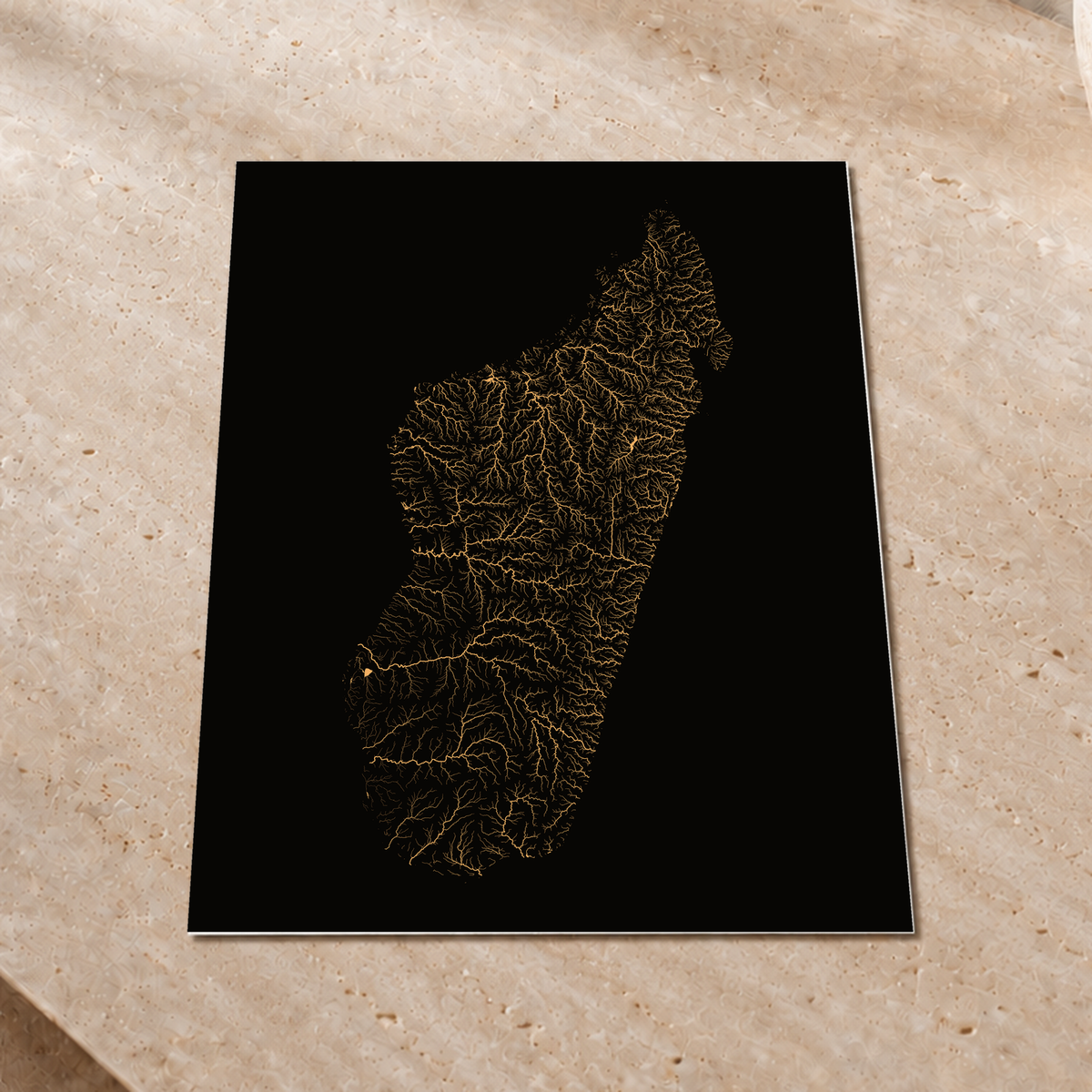 Beautiful Rivers — Madagáscar — Cobre, Impressão fine art · 45 × 60 cm, Sem margem