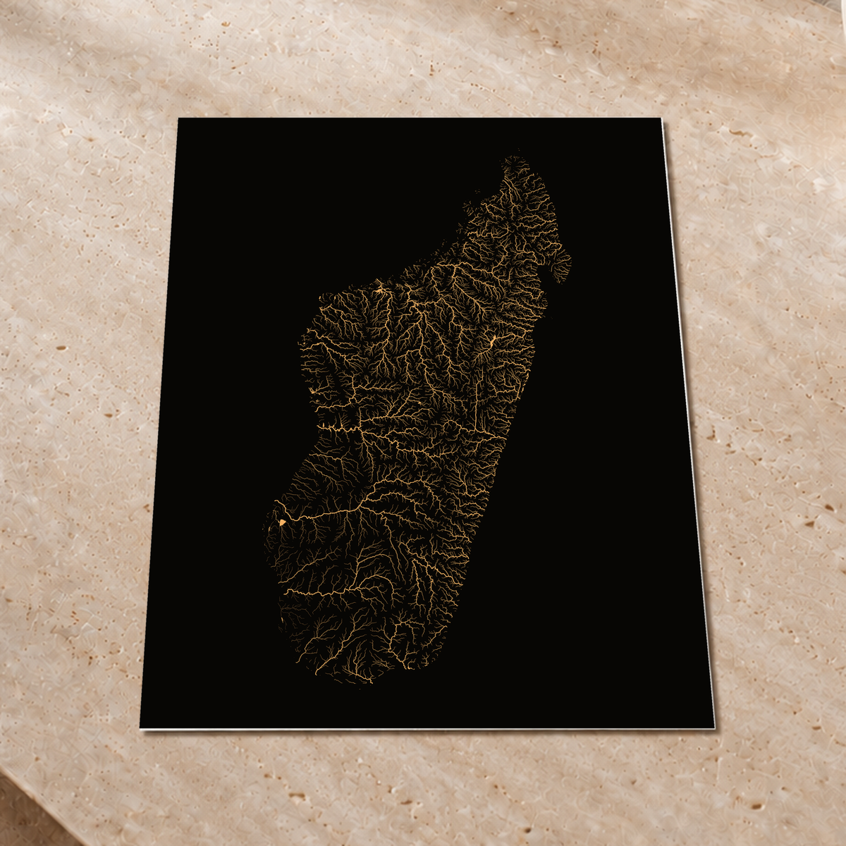 Beautiful Rivers — Madagáscar — Cobre, Impressão fine art · 60 × 80 cm, Sem margem