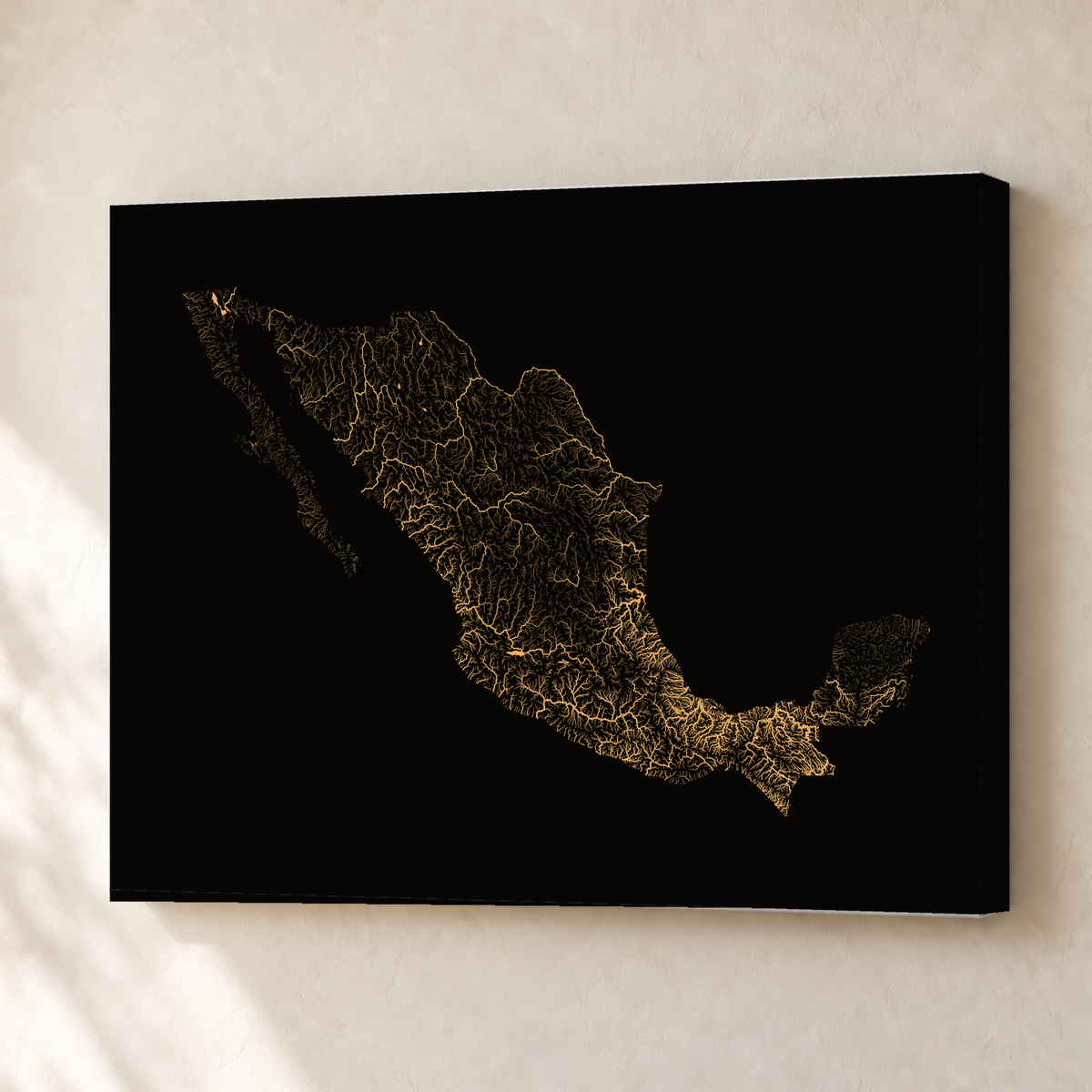 Beautiful Rivers — México — Cobre, Canvas · 30 × 40 cm, Sem margem