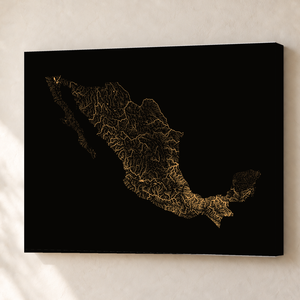 Beautiful Rivers — México — Cobre, Canvas · 60 × 80 cm, Sem margem
