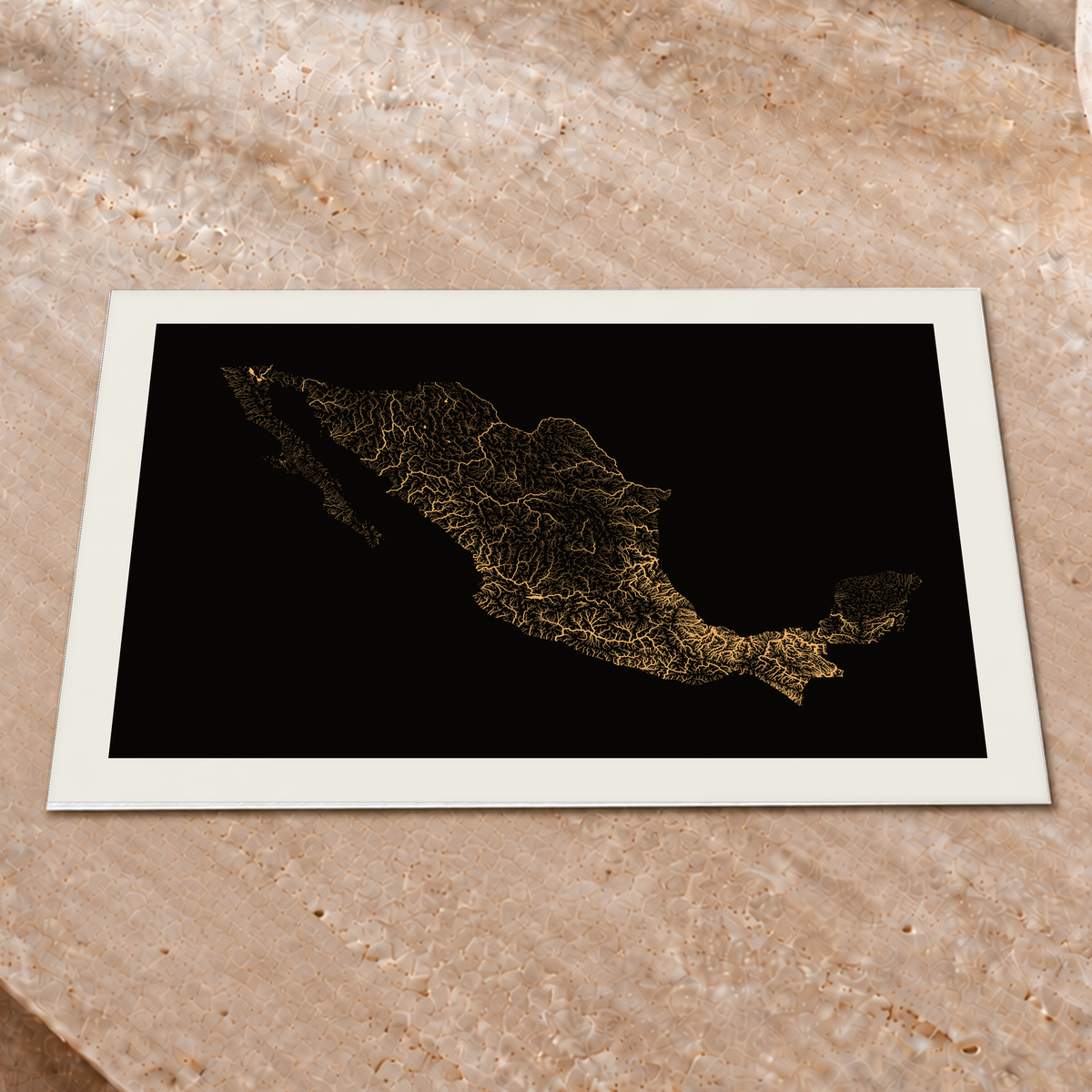 Beautiful Rivers — México — Cobre, Impressão fine art · 30 × 40 cm, Margem branca
