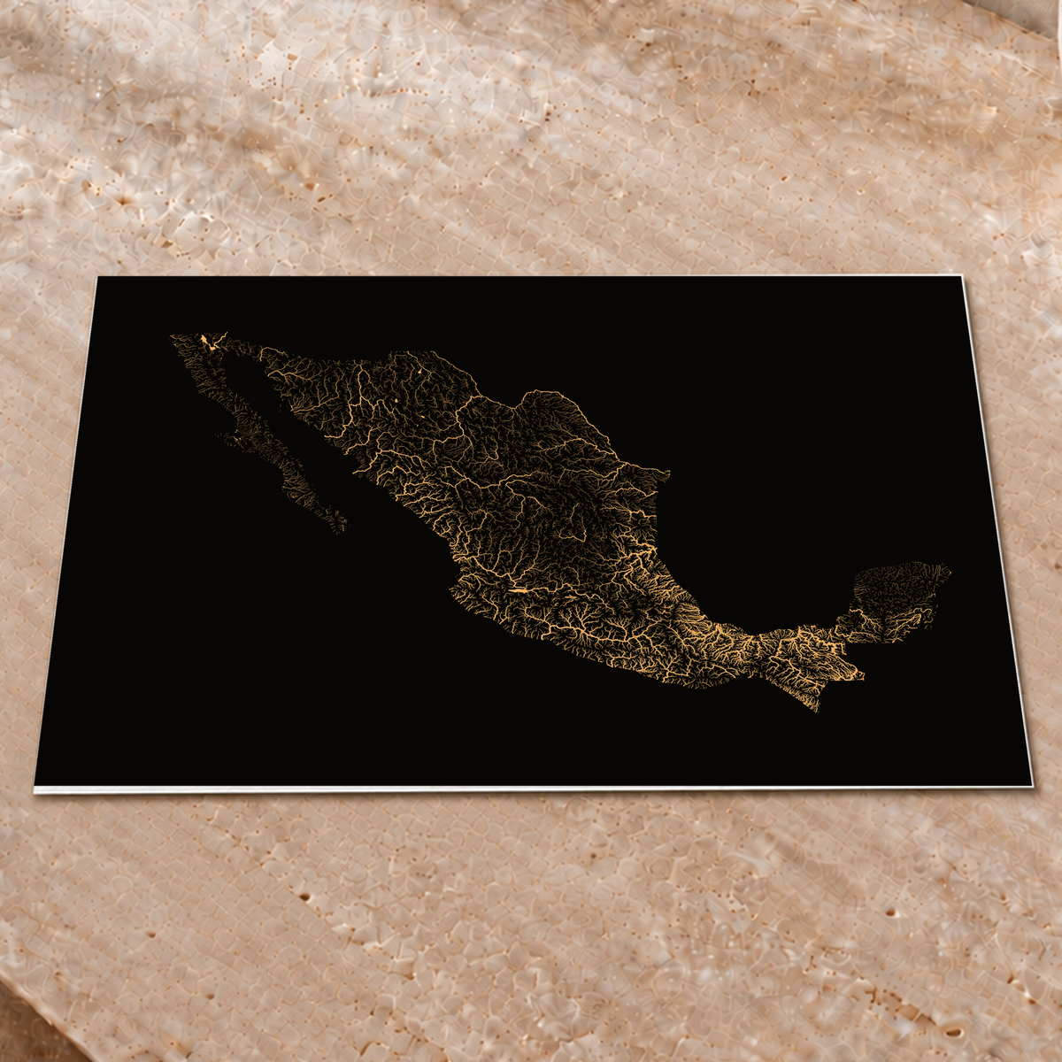 Beautiful Rivers — México — Cobre, Impressão fine art · 45 × 60 cm, Sem margem