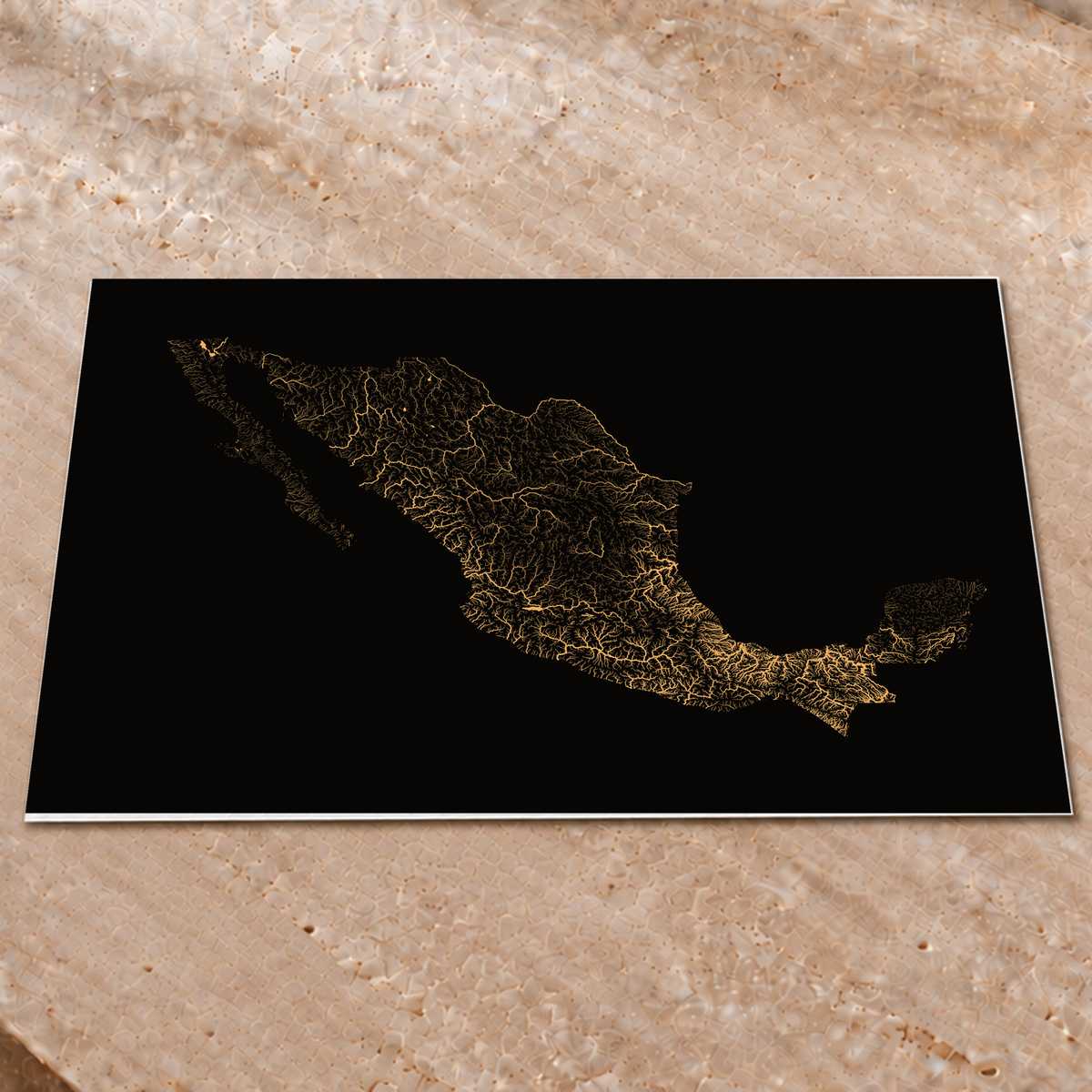 Beautiful Rivers — México — Cobre, Impressão fine art · 60 × 80 cm, Sem margem