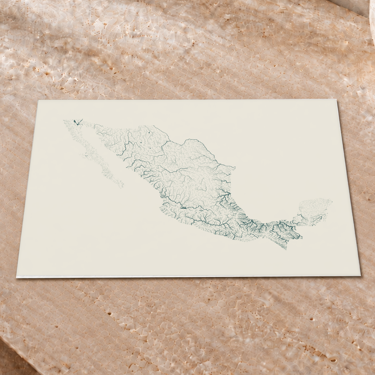 Beautiful Rivers — México — Natural e luminosa, Impressão fine art · 30 × 40 cm, Sem margem