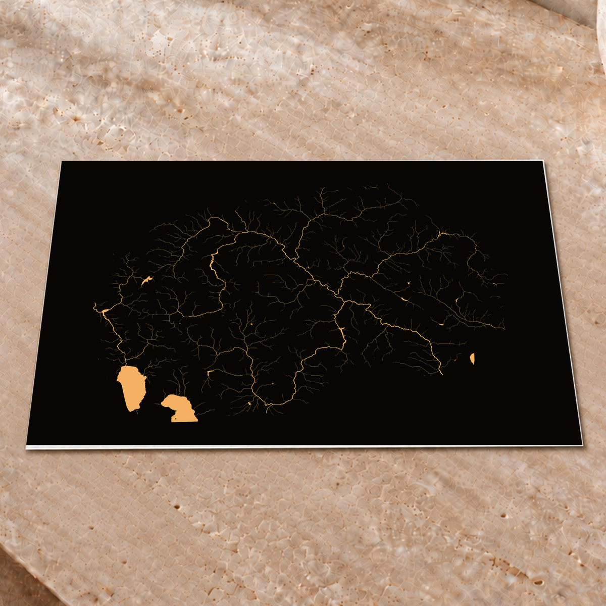 Beautiful Rivers — Macedónia do Norte — Cobre, Impressão fine art · 30 × 40 cm, Sem margem