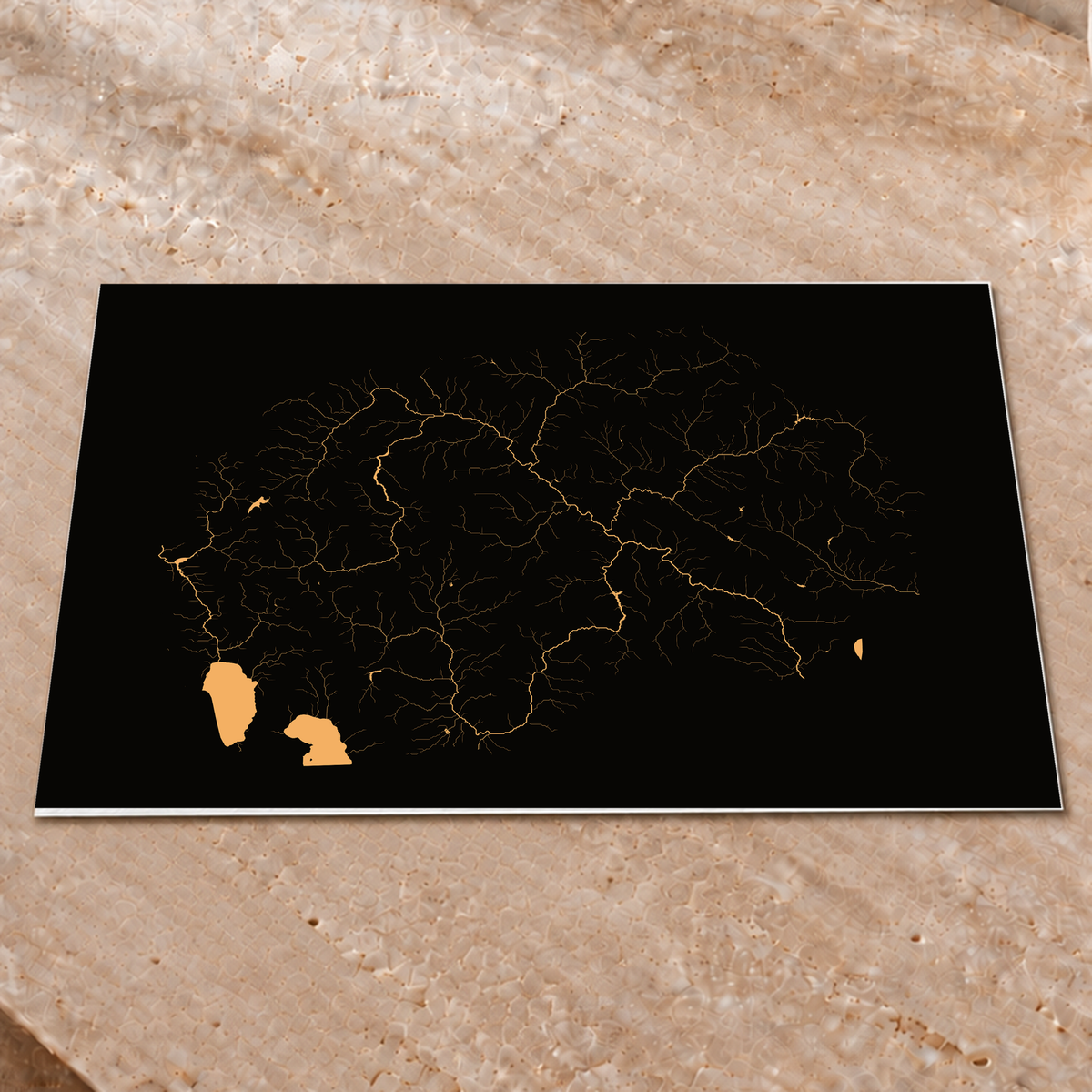 Beautiful Rivers — Macedónia do Norte — Cobre, Impressão fine art · 45 × 60 cm, Sem margem