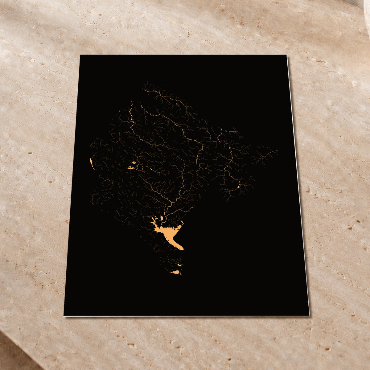 Beautiful Rivers — Montenegro — Cobre, Impressão fine art · 45 × 60 cm, Sem margem