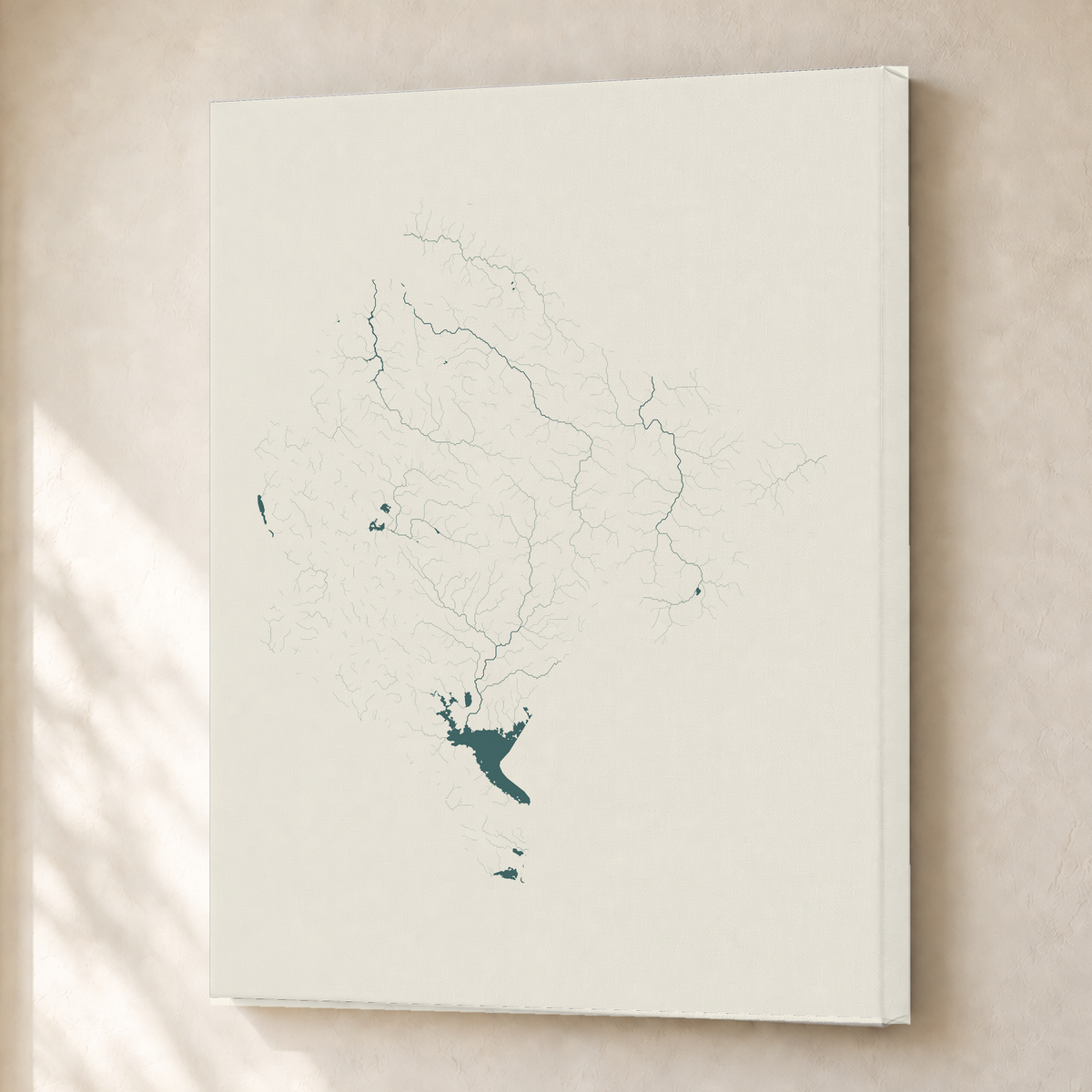 Beautiful Rivers — Montenegro — Natural e luminosa, Canvas · 30 × 40 cm, Sem margem