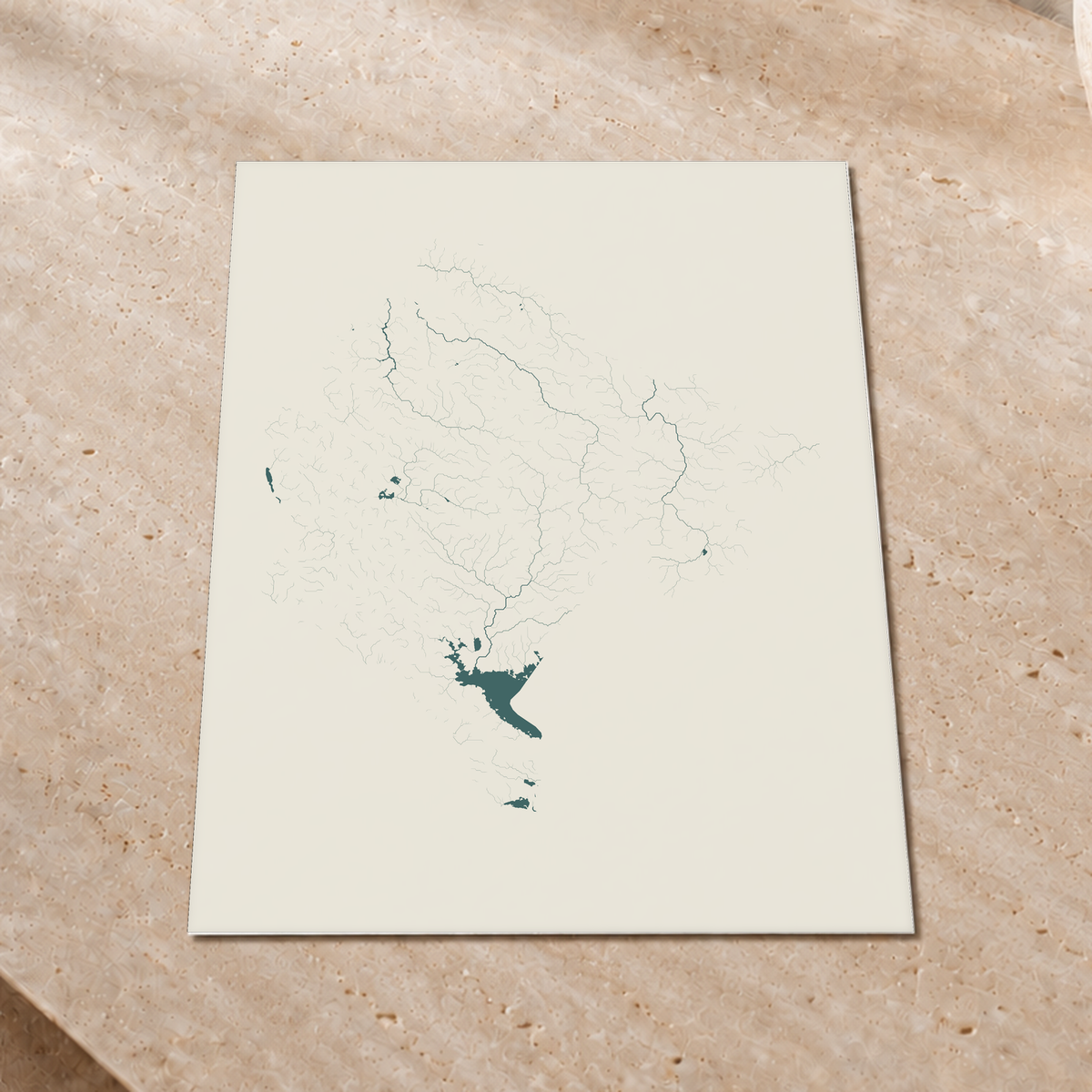 Beautiful Rivers — Montenegro — Natural e luminosa, Impressão fine art · 45 × 60 cm, Sem margem
