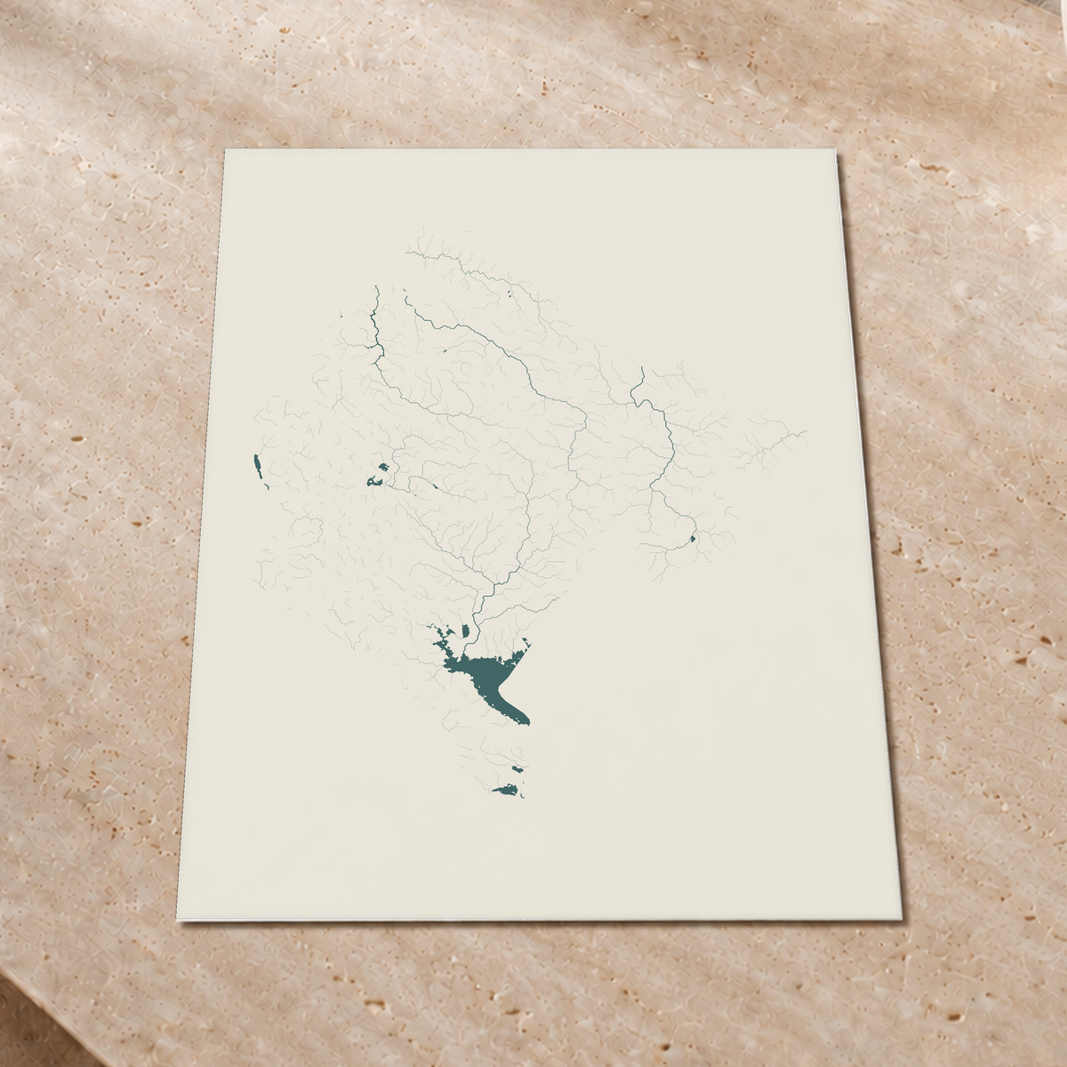 Beautiful Rivers — Montenegro — Natural e luminosa, Impressão fine art · 60 × 80 cm, Sem margem