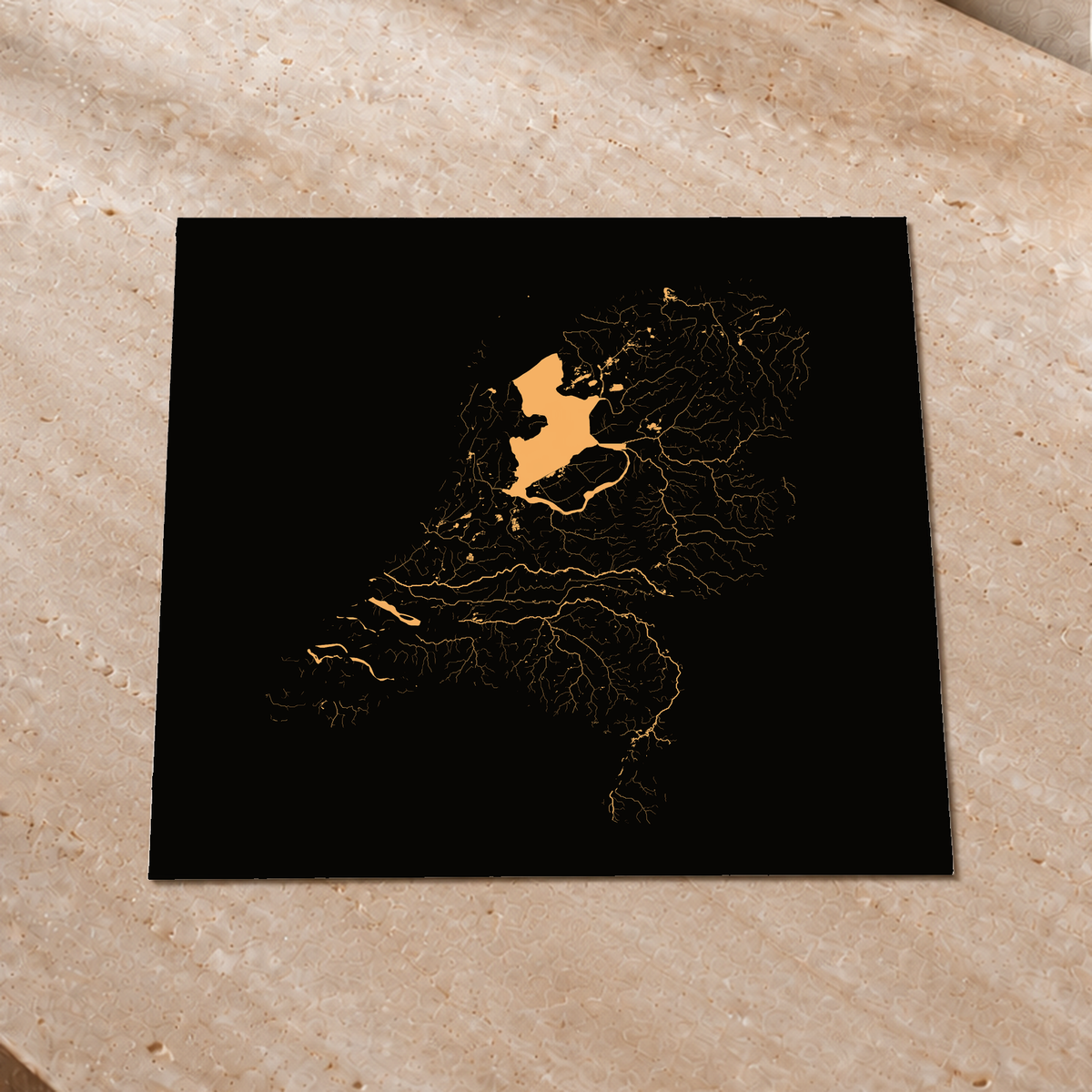 Beautiful Rivers — Países Baixos — Cobre, Impressão fine art · 50 × 50 cm, Sem margem