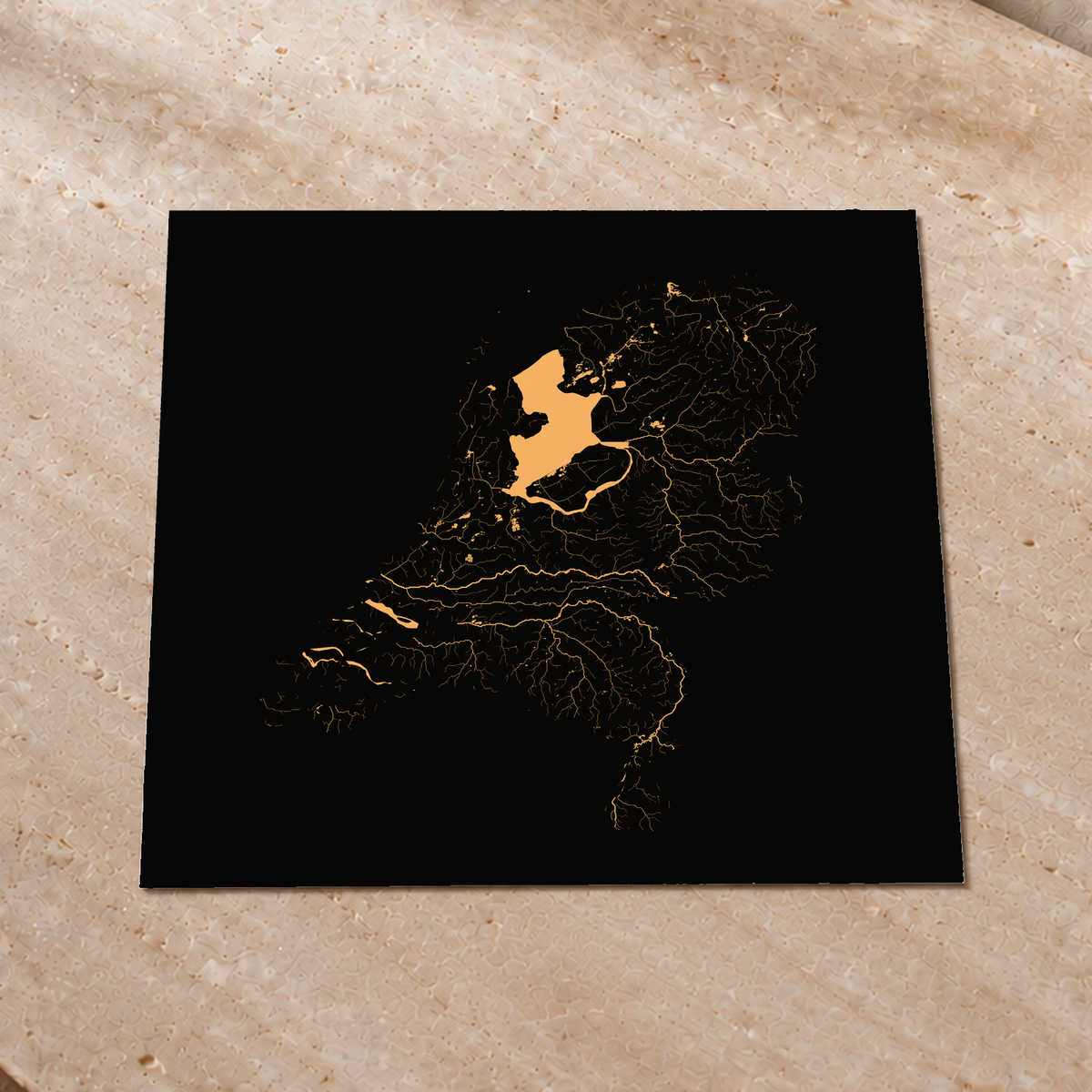Beautiful Rivers — Países Baixos — Cobre, Impressão fine art · 76 × 76 cm, Sem margem