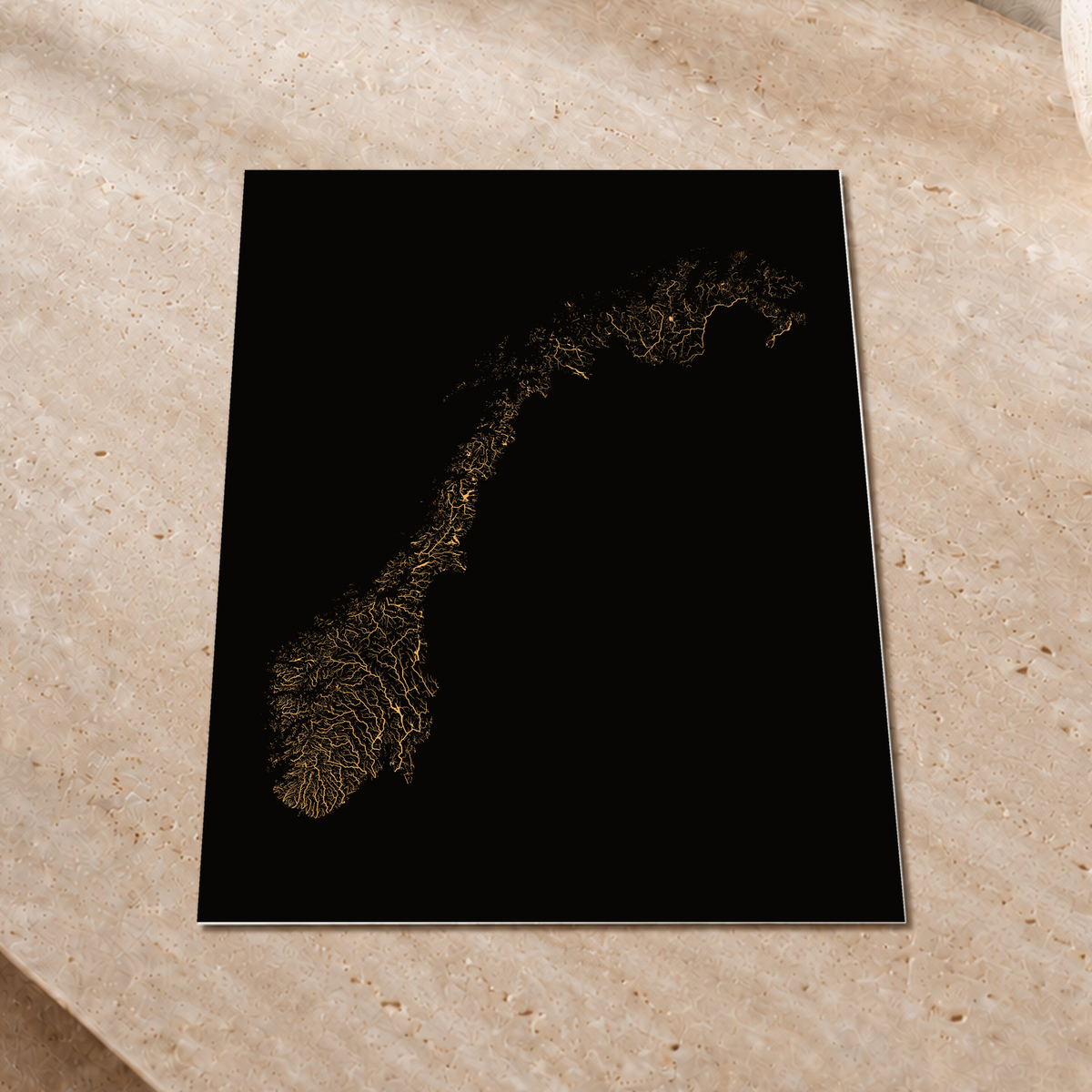 Beautiful Rivers — Noruega — Cobre, Impressão fine art · 30 × 40 cm, Sem margem