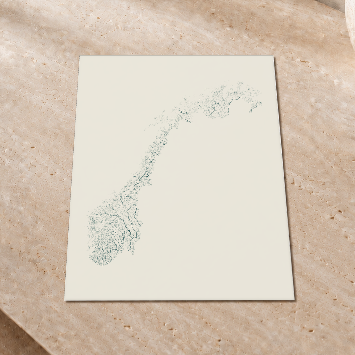Beautiful Rivers — Noruega — Natural e luminosa, Impressão fine art · 30 × 40 cm, Sem margem
