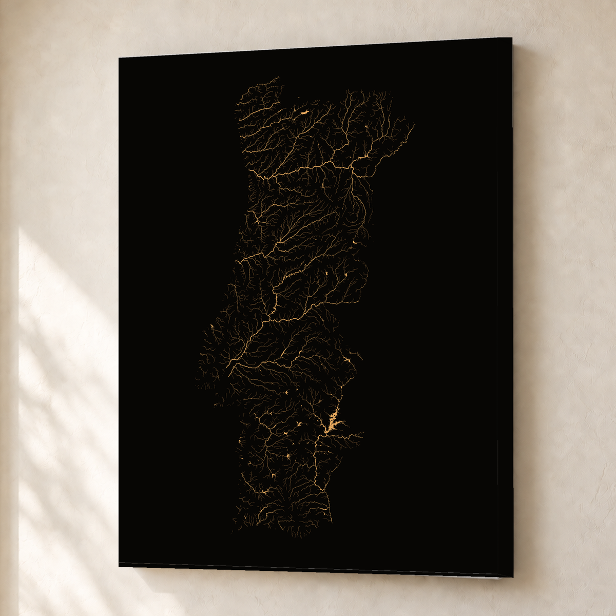 Beautiful Rivers — Portugal — Cobre, Canvas · 30 × 40 cm, Sem margem