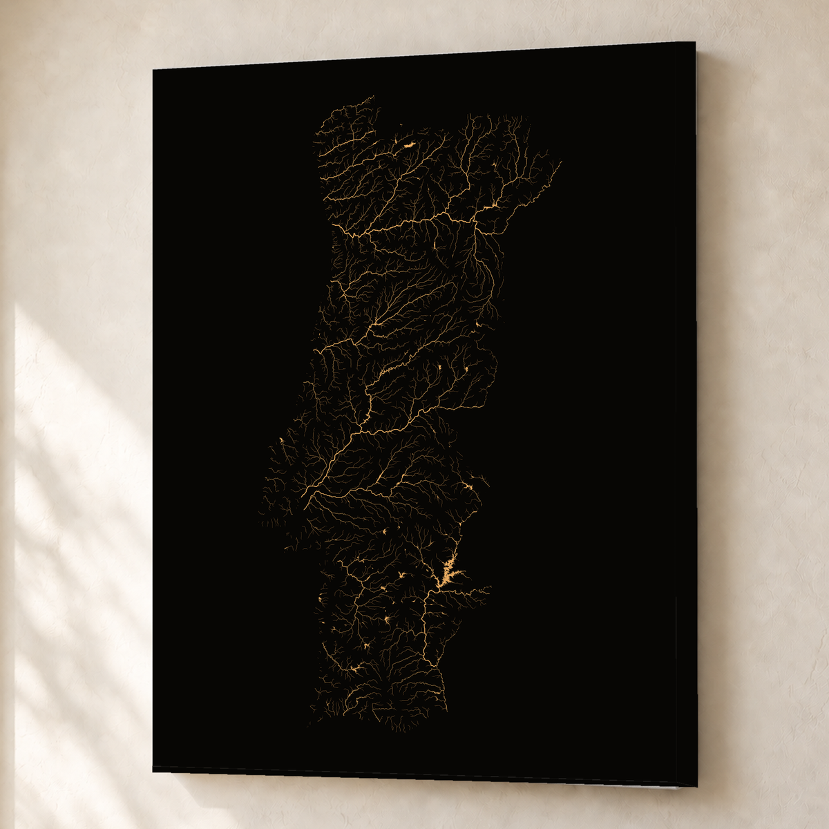 Beautiful Rivers — Portugal — Cobre, Canvas · 45 × 60 cm, Sem margem