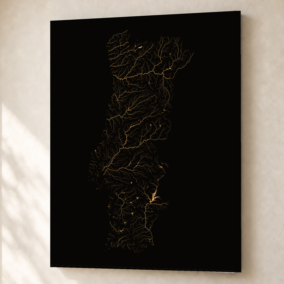 Beautiful Rivers — Portugal — Cobre, Canvas · 60 × 80 cm, Sem margem