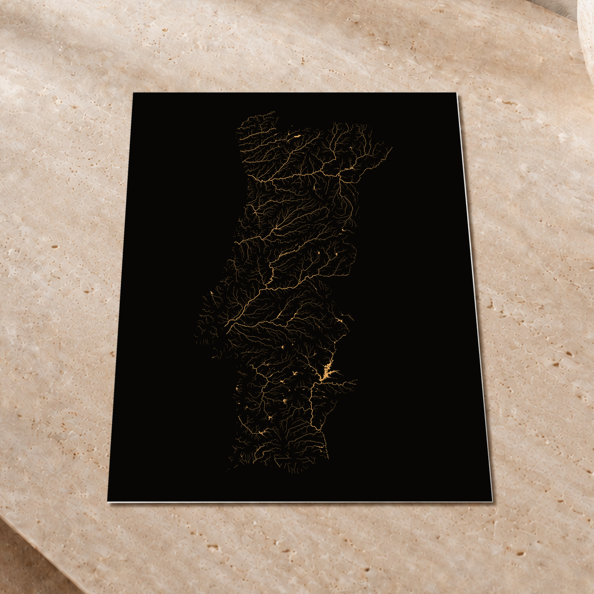 Beautiful Rivers — Portugal — Cobre, Impressão fine art · 30 × 40 cm, Sem margem
