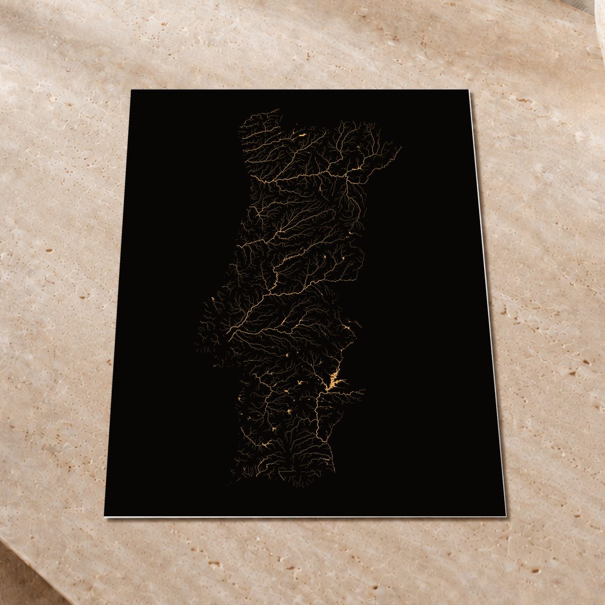 Beautiful Rivers — Portugal — Cobre, Impressão fine art · 45 × 60 cm, Sem margem