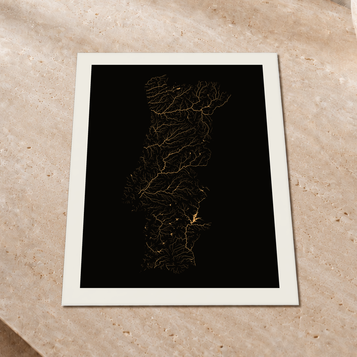 Beautiful Rivers — Portugal — Cobre, Impressão fine art · 45 × 60 cm, Margem branca